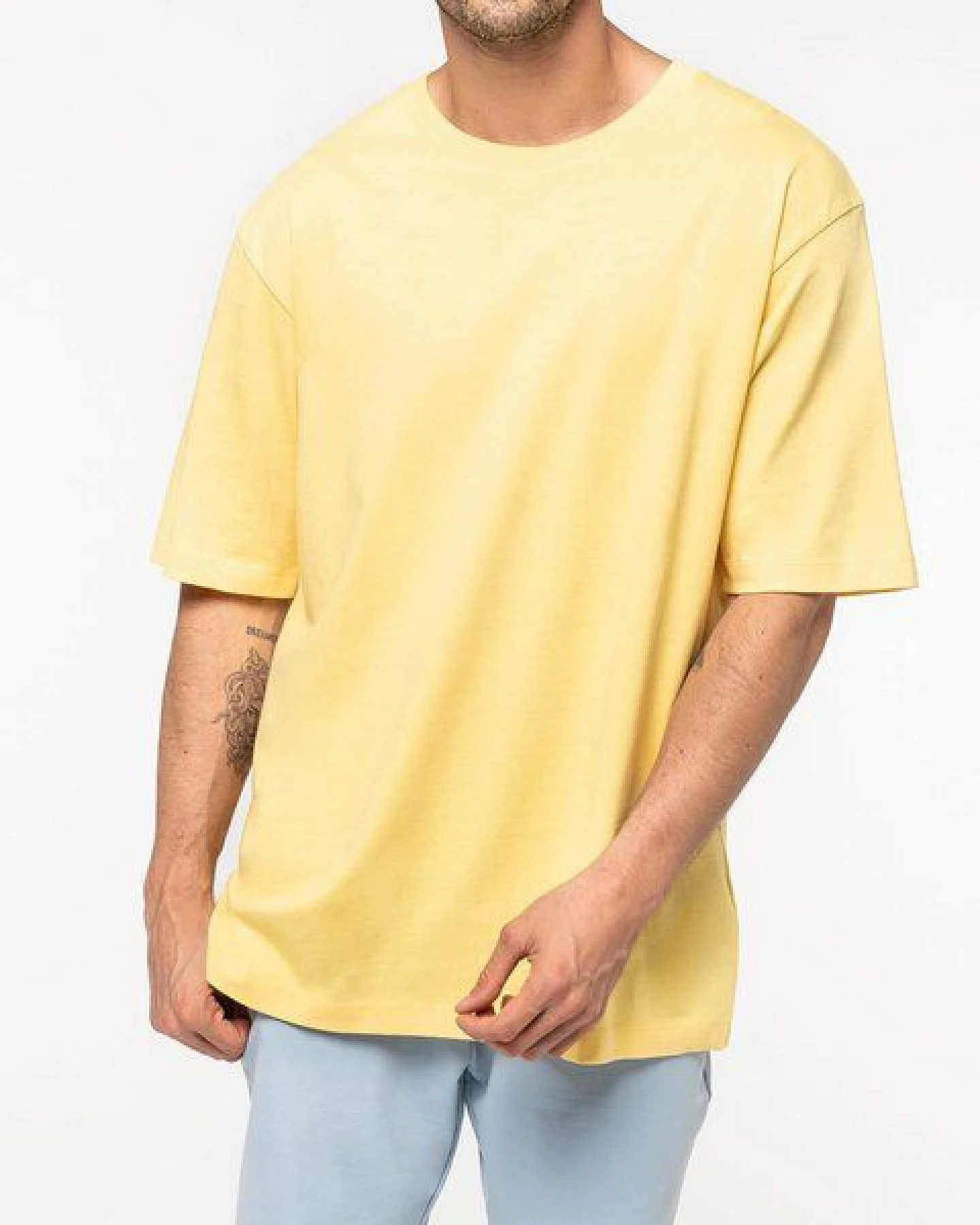 YTWOO BioRelax Herren Oversized T-Shirt - Schwere Bio-Baumwolle – Ansicht 2