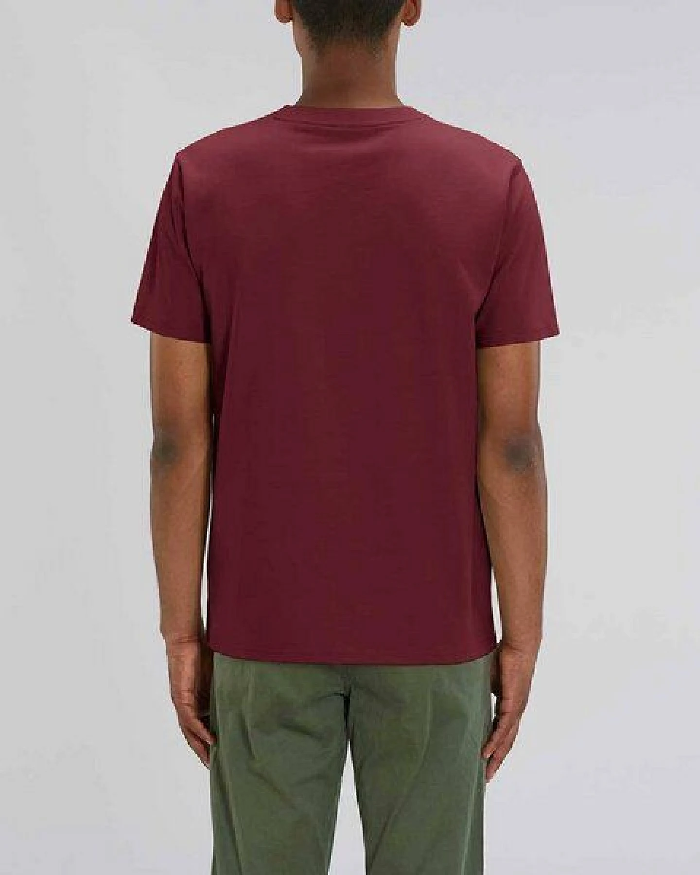 YTWOO Herren schweres Bio T-Shirt. Männer Premium Basic Shirt. Heavy Cotton – Ansicht 2