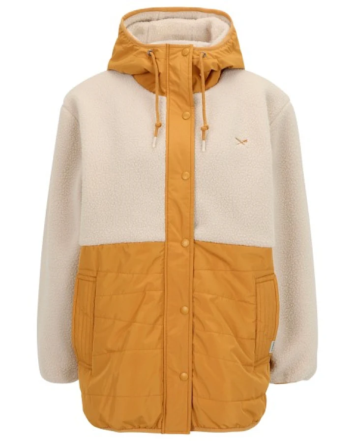 Iriedaily - Women's Arctik Long Jacket - Fleecejacke Gr XS beige