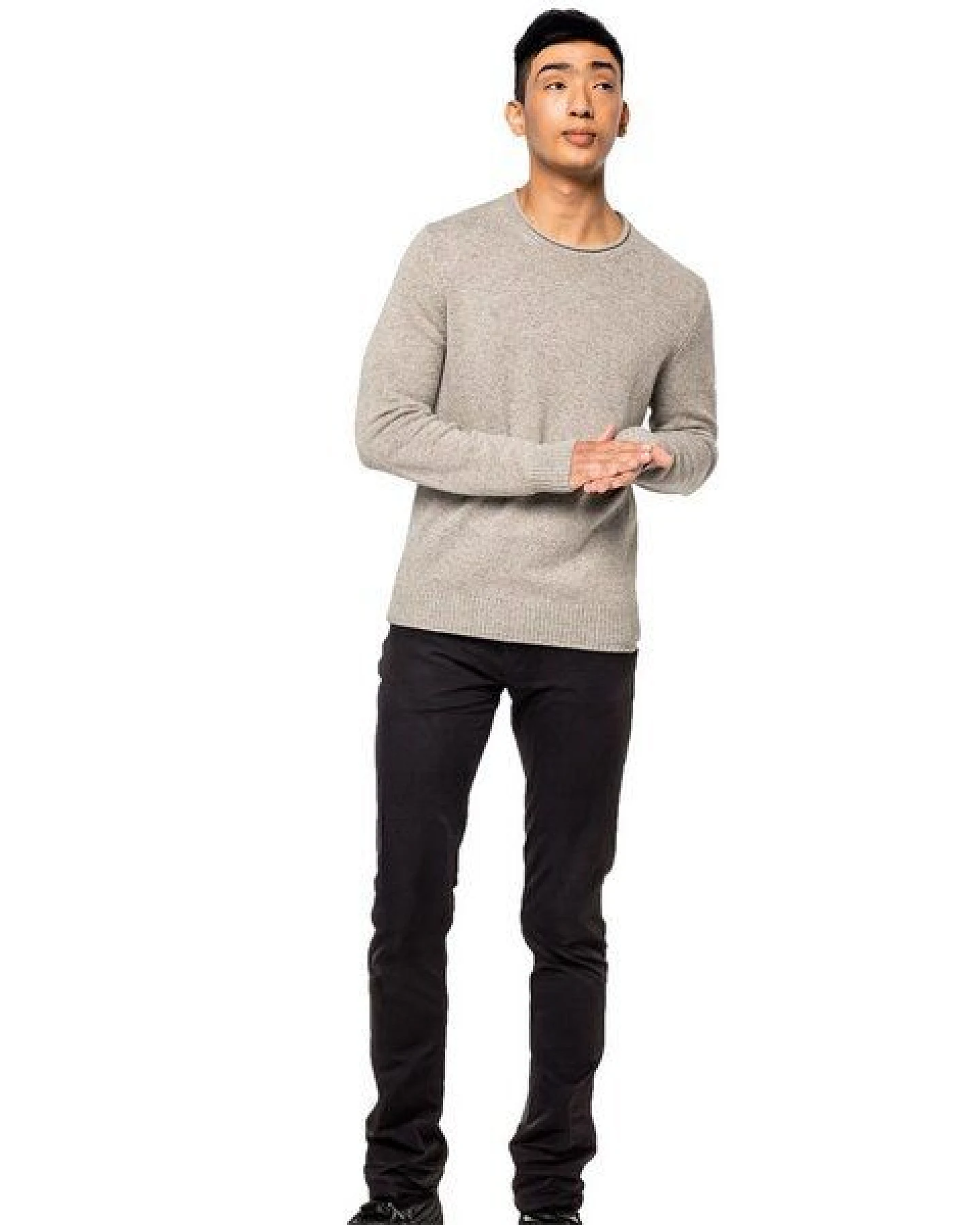YTWOO Herrenpullover aus Bio-Baumwolle und Merinowolle – Ansicht 2