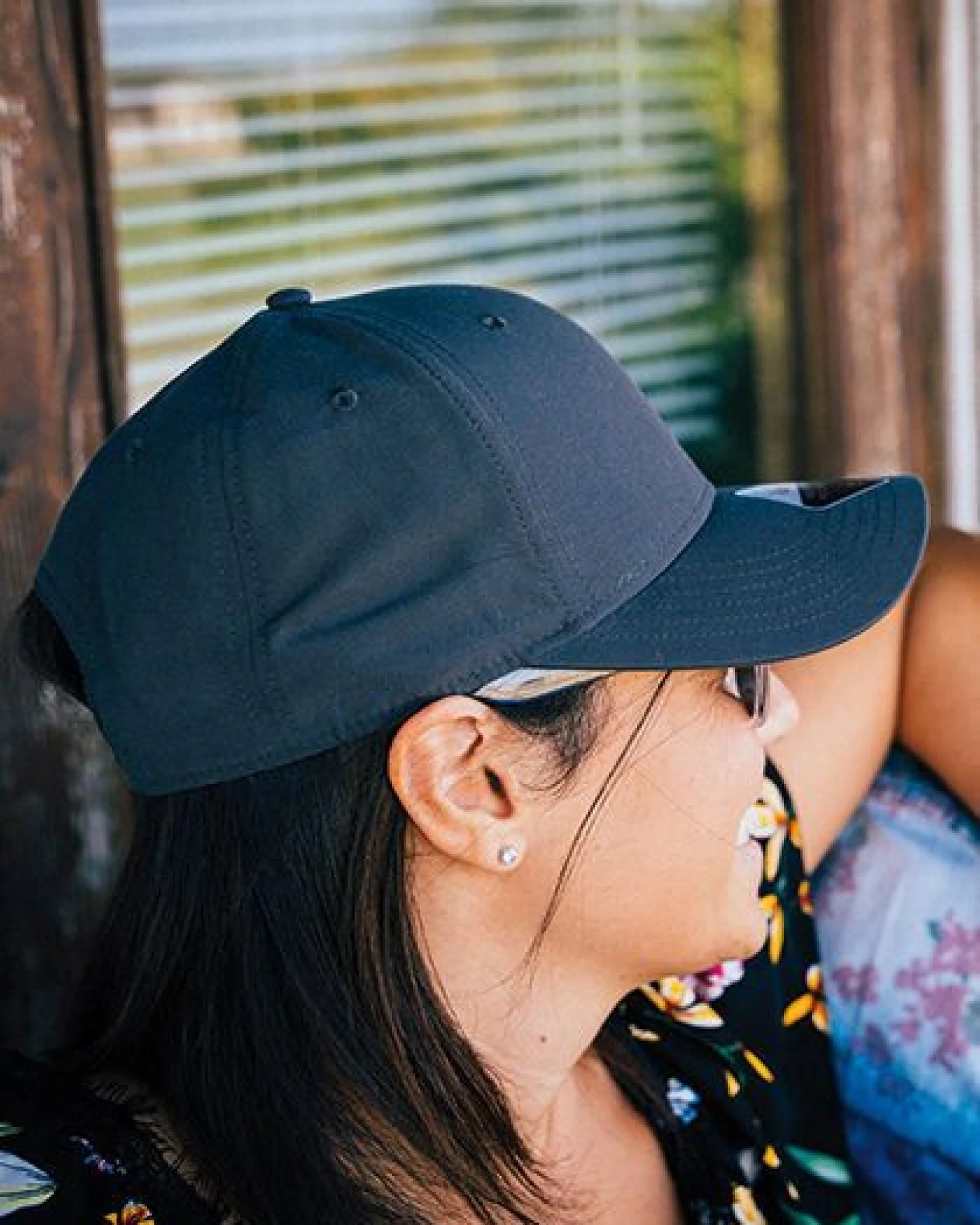 Atlantis Headwear Recy Feel Cap Kunststoffverschluss Leicht gebogener Schirm – Ansicht 2