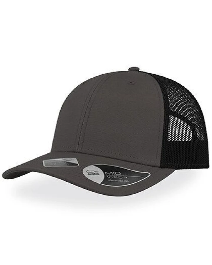 Atlantis Headwear Atlantis Recy Three Recycled Cap Mesh Rückseite 100% recycltes Polyester recyclte Baumwolle