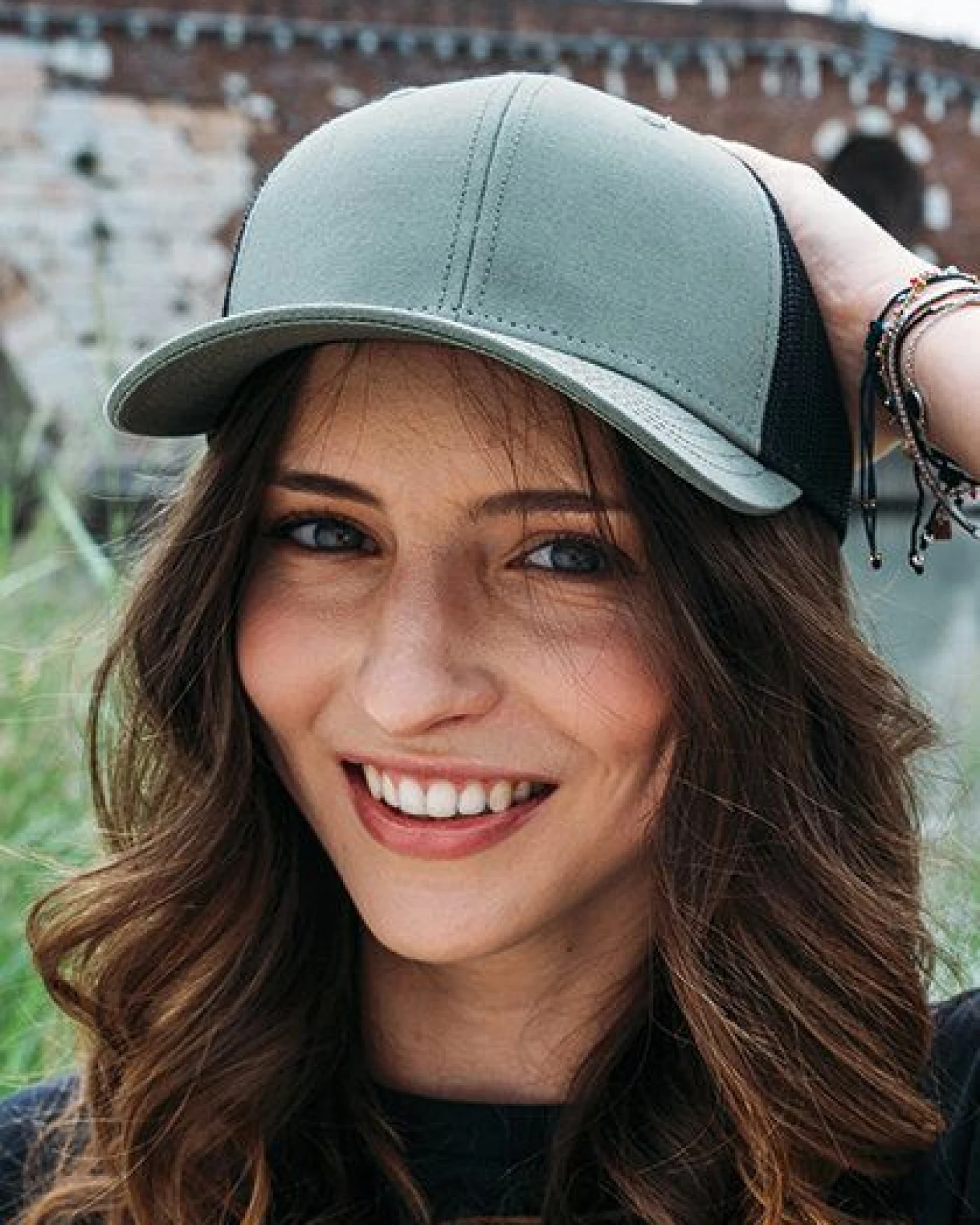 Atlantis Headwear Atlantis Recy Three Recycled Cap Mesh Rückseite 100% recycltes Polyester recyclte Baumwolle – Ansicht 2