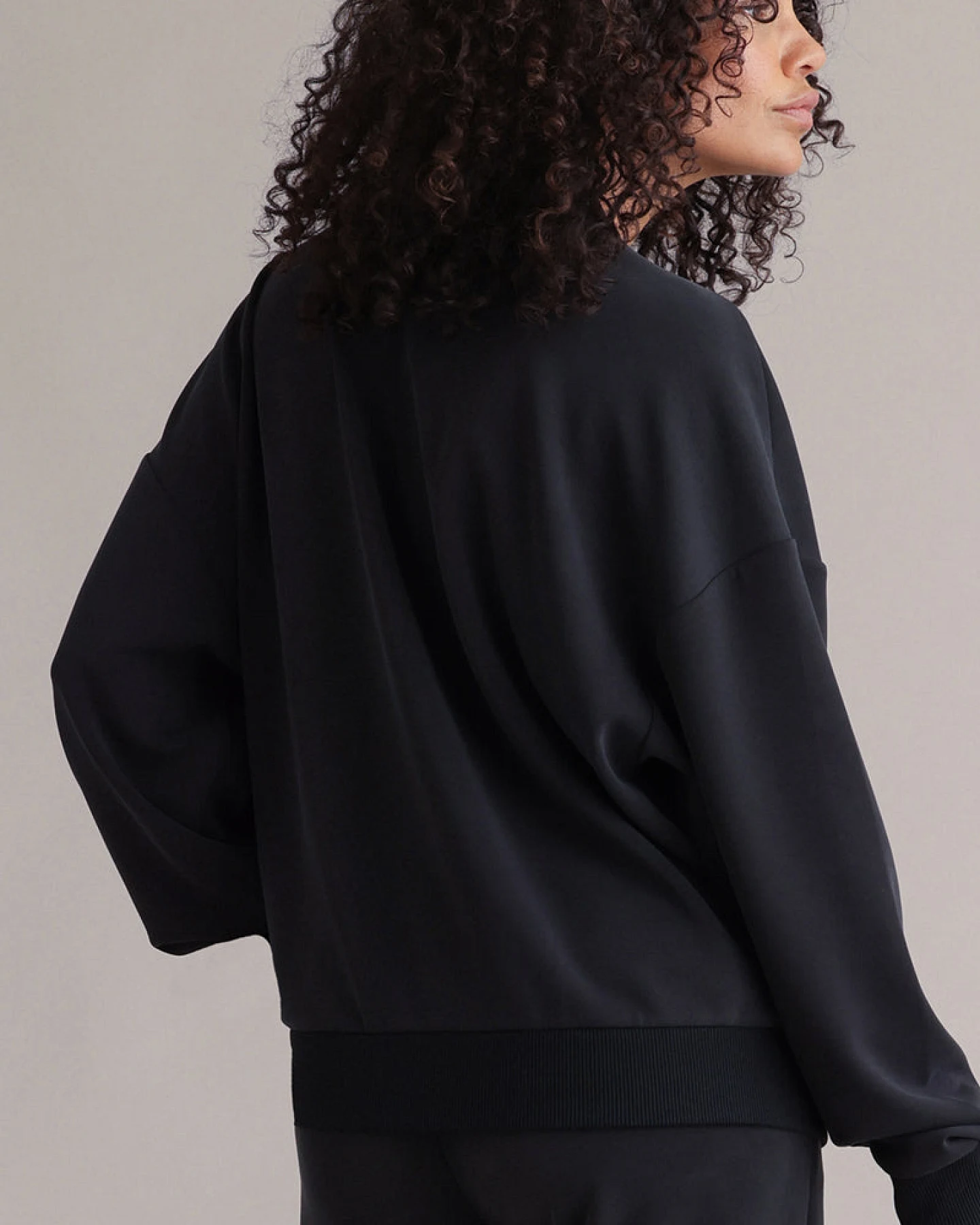 Hey Honey Lux Bomber Jacket Black M – Ansicht 4