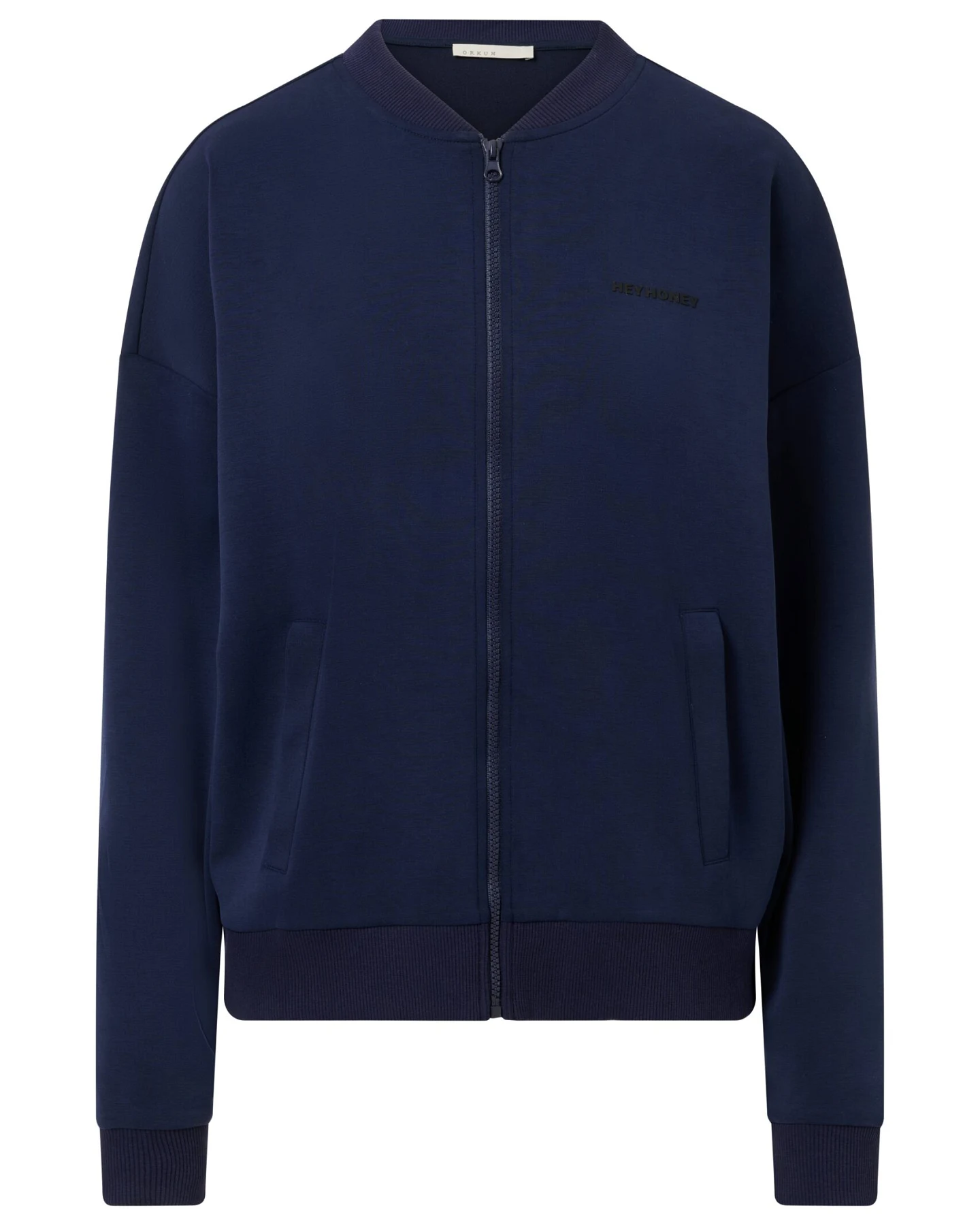 Hey Honey Lux Bomber Jacket Baritone Blue – Ansicht 2