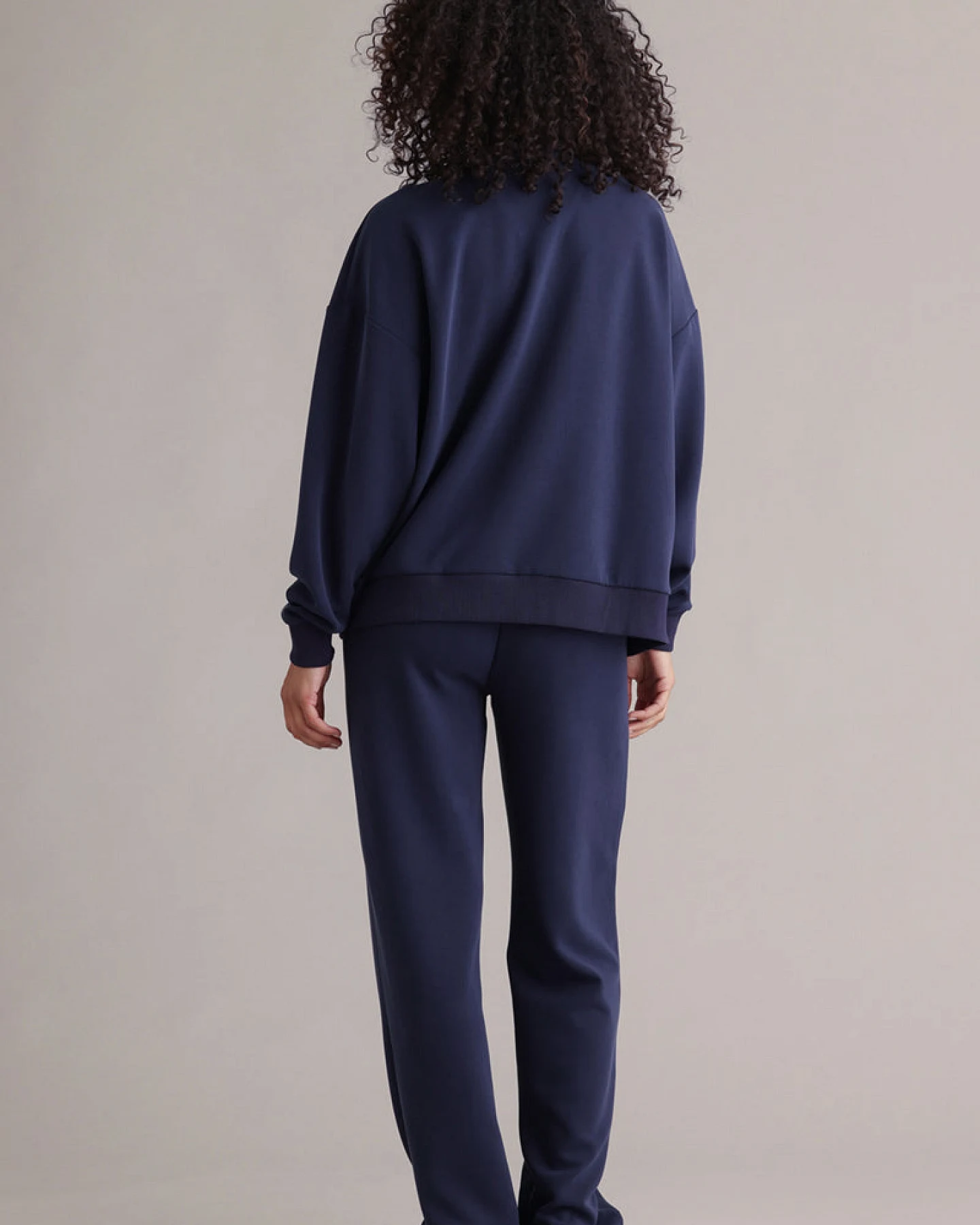 Hey Honey Lux Bomber Jacket Baritone Blue – Ansicht 4