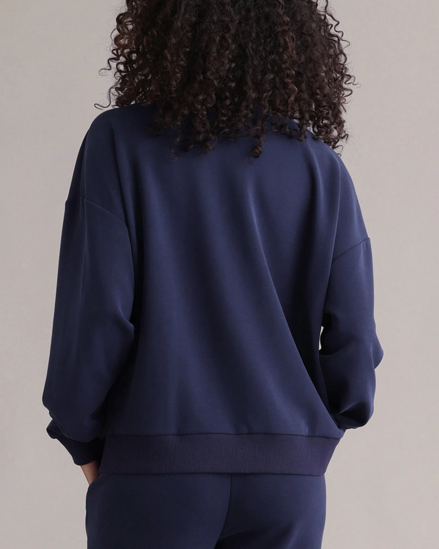 Hey Honey Lux Bomber Jacket Baritone Blue – Ansicht 6
