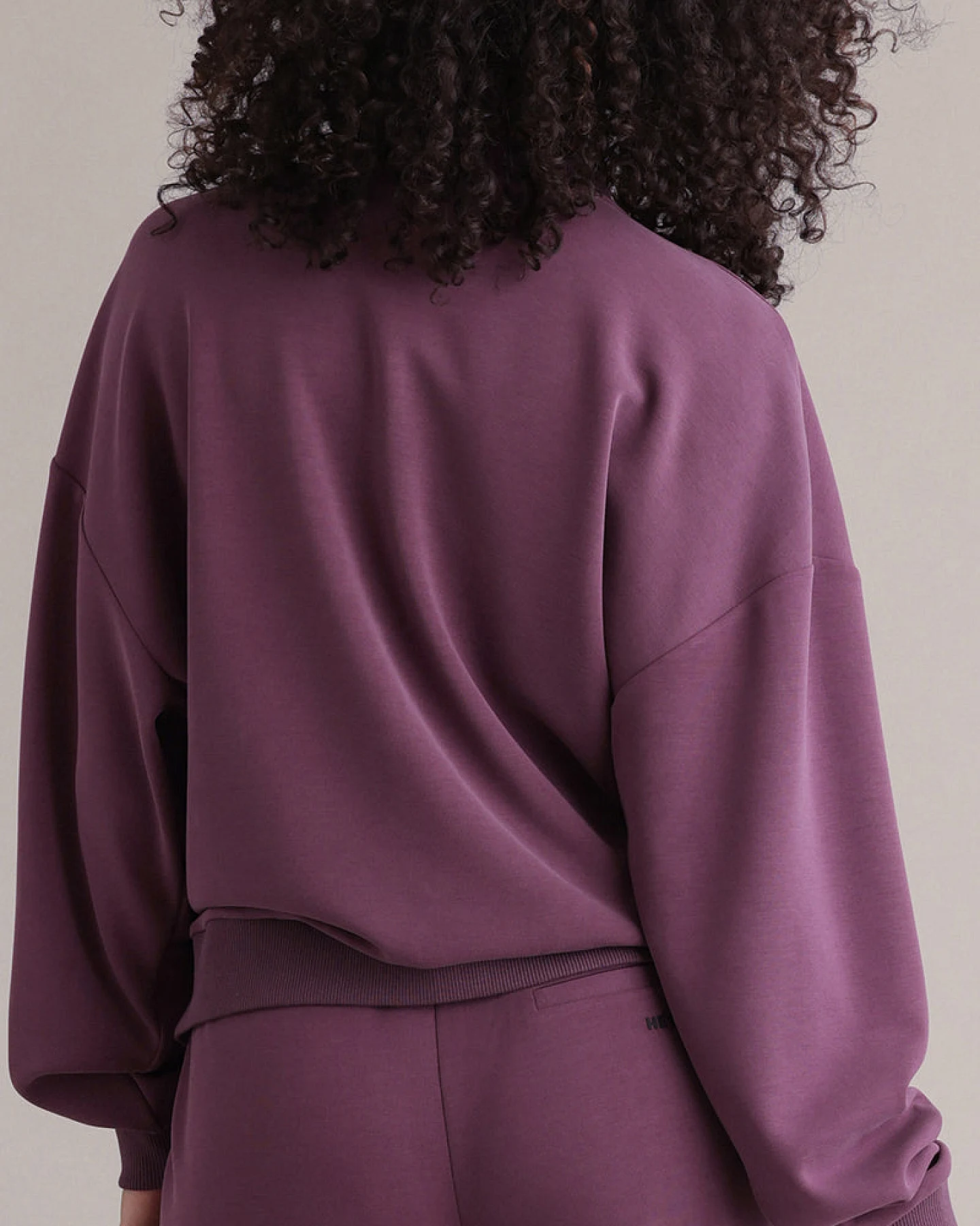 Hey Honey Lux Bomber Jacket Italian Plum – Ansicht 4