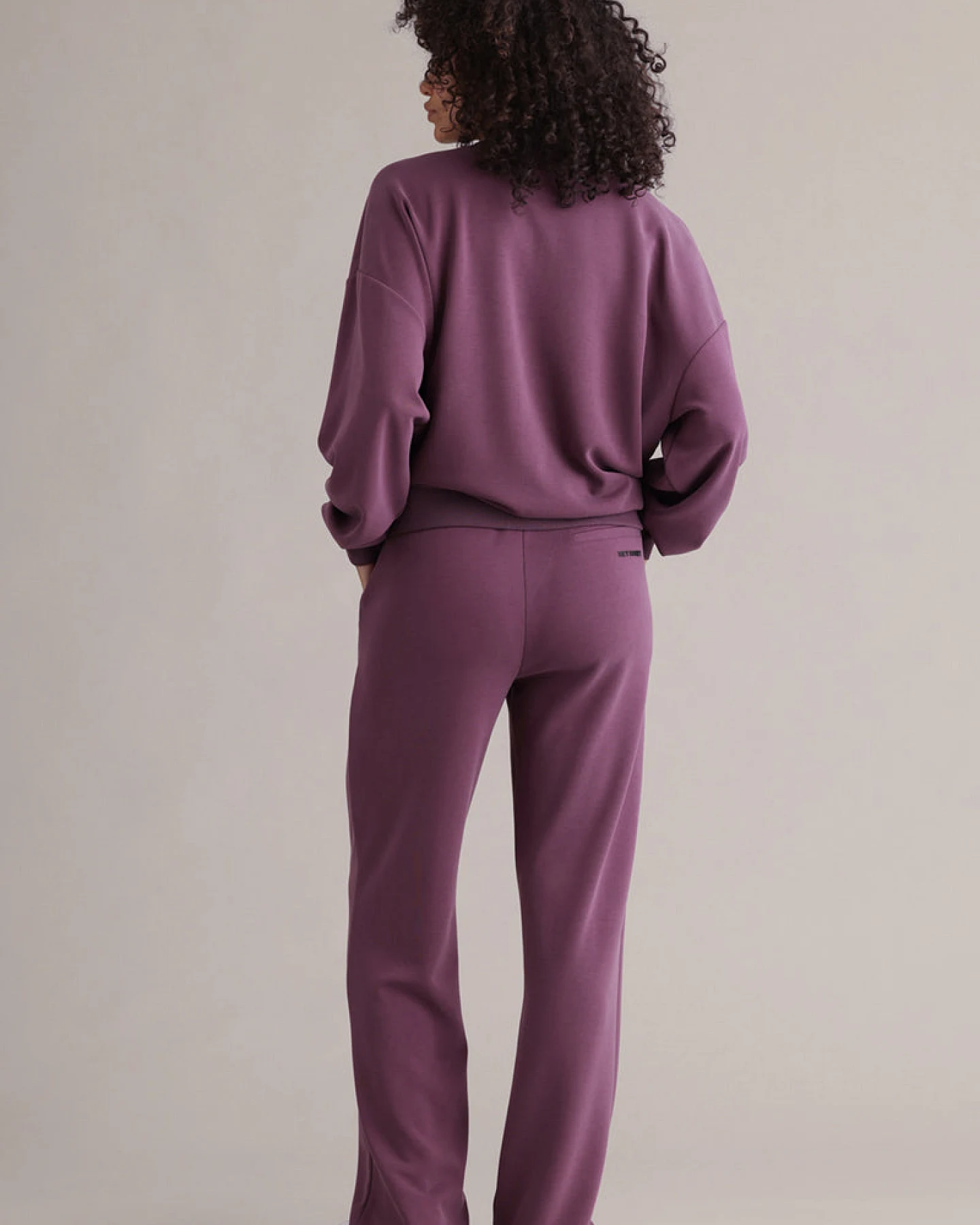 Hey Honey Lux Bomber Jacket Italian Plum – Ansicht 5