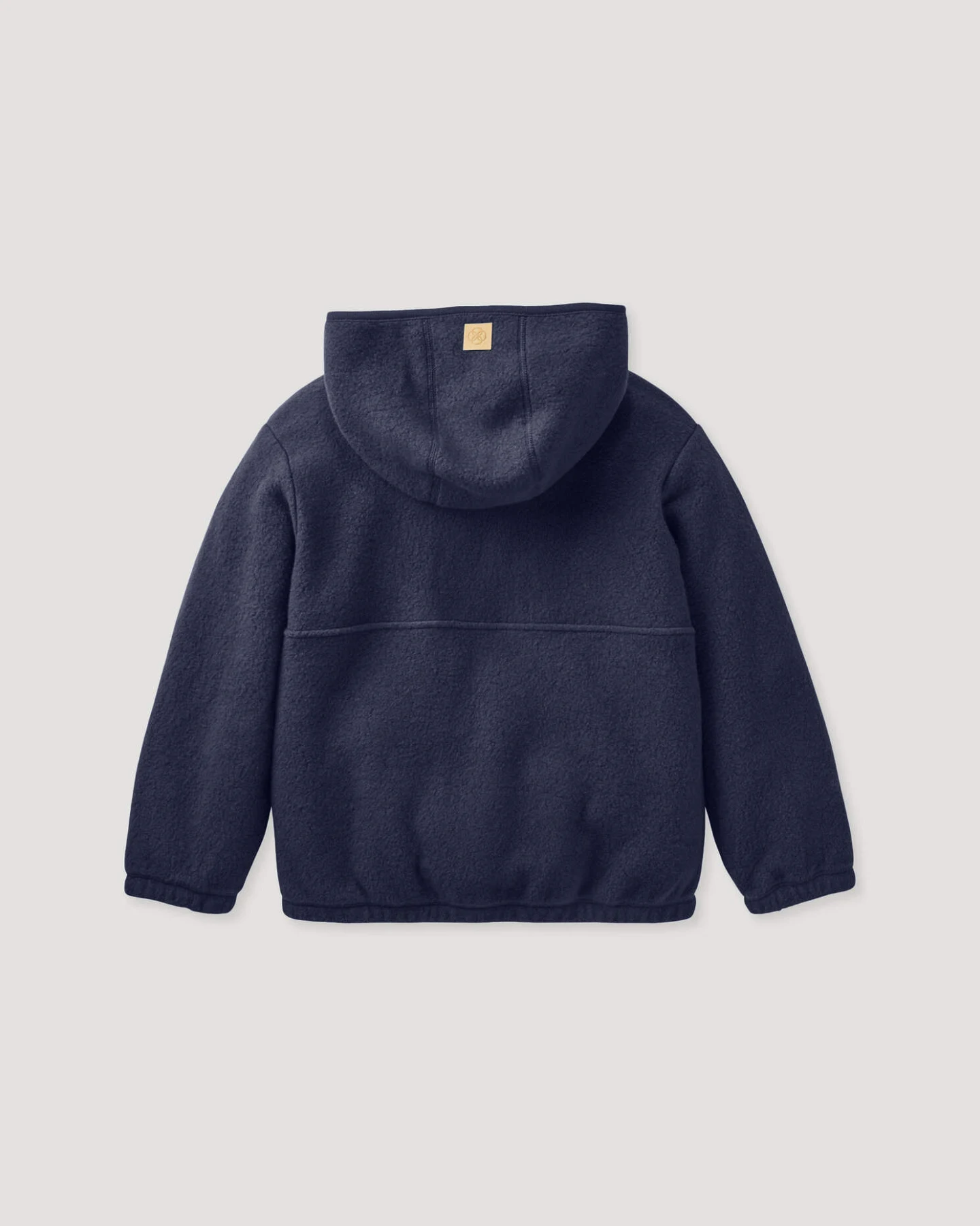 hessnatur Kinder Fleece Jacke aus Bio-Baumwolle - blau - Größe 110/116 – Ansicht 2