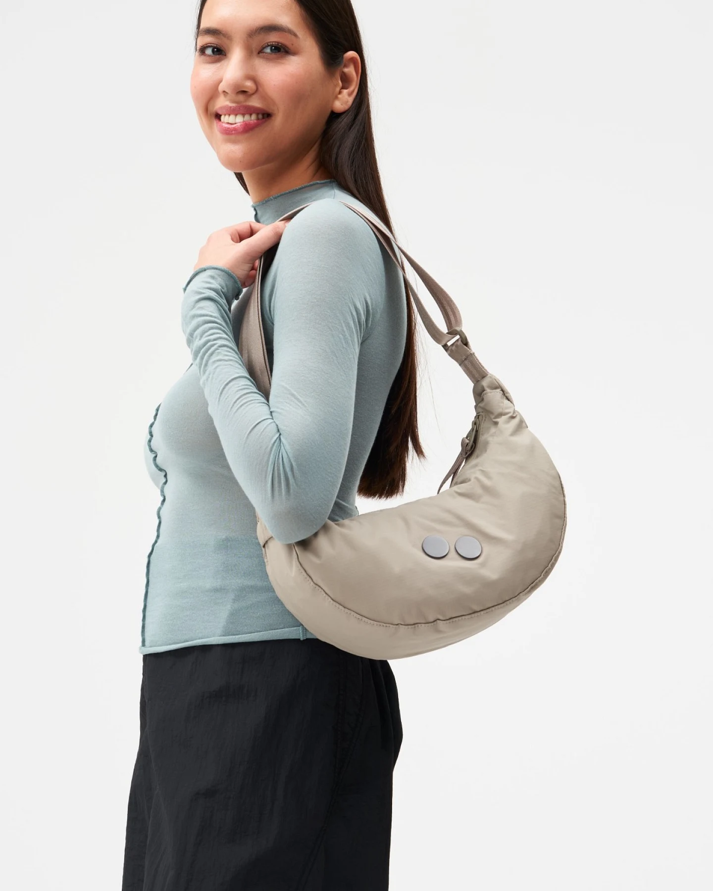 Tasche Krumm Small Ripstop Grau – Ansicht 4