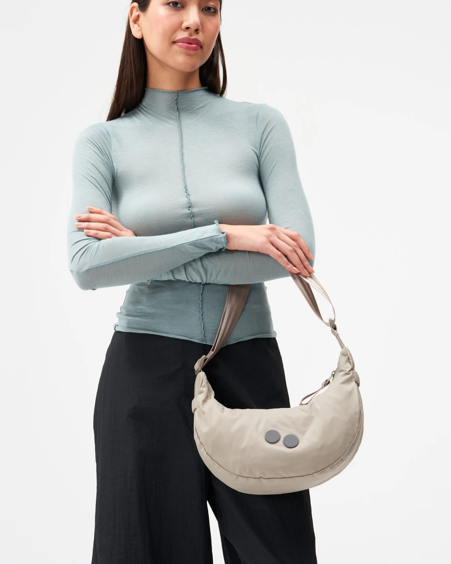 Tasche Krumm Small Ripstop Grau – Ansicht 5