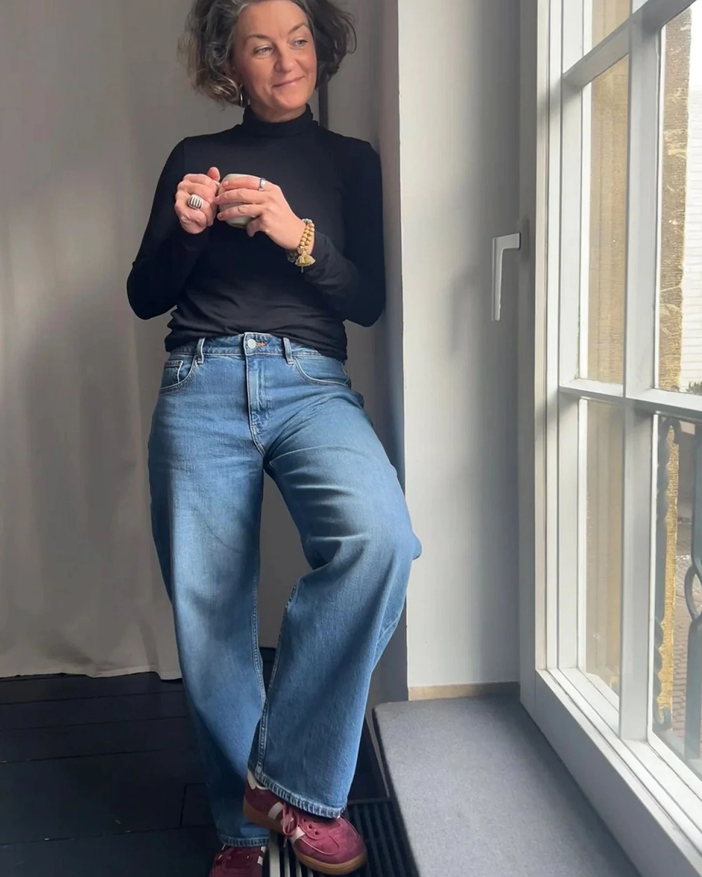 Jeans Ash Barrel Medium Blue – Ansicht 3
