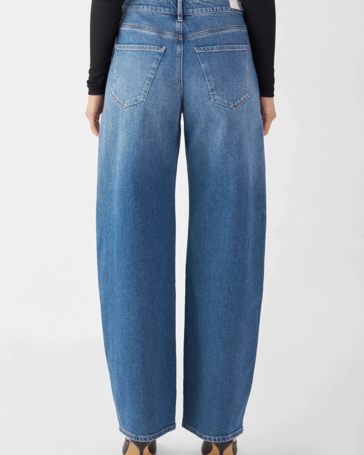 Jeans Ash Barrel Medium Blue – Ansicht 3
