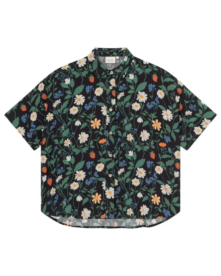 DEDICATED - Women's Shirt Alsvik - Bluse Gr S bunt