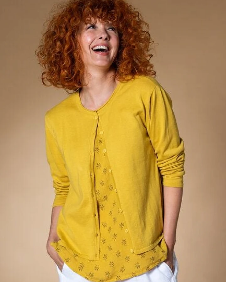 Heidekönigin Basic Strickjacke