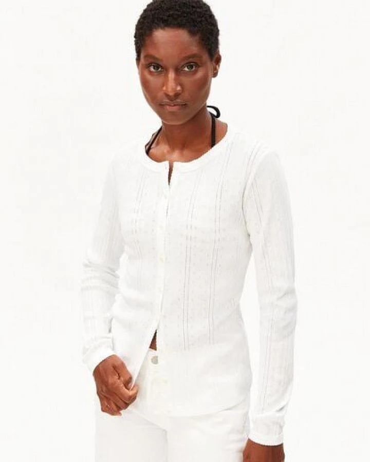 ARMEDANGELS POINTELLE Damen Cardigan aus 100% Bio-Baumwolle