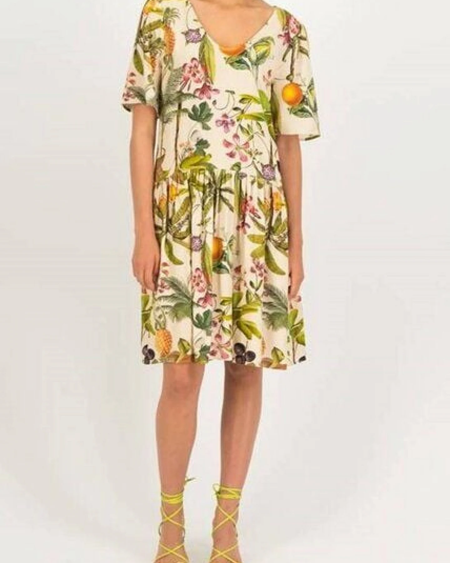 Blutsgeschwister Kleid Hang On Honey Summer - Jardin Fruitier – Ansicht 2