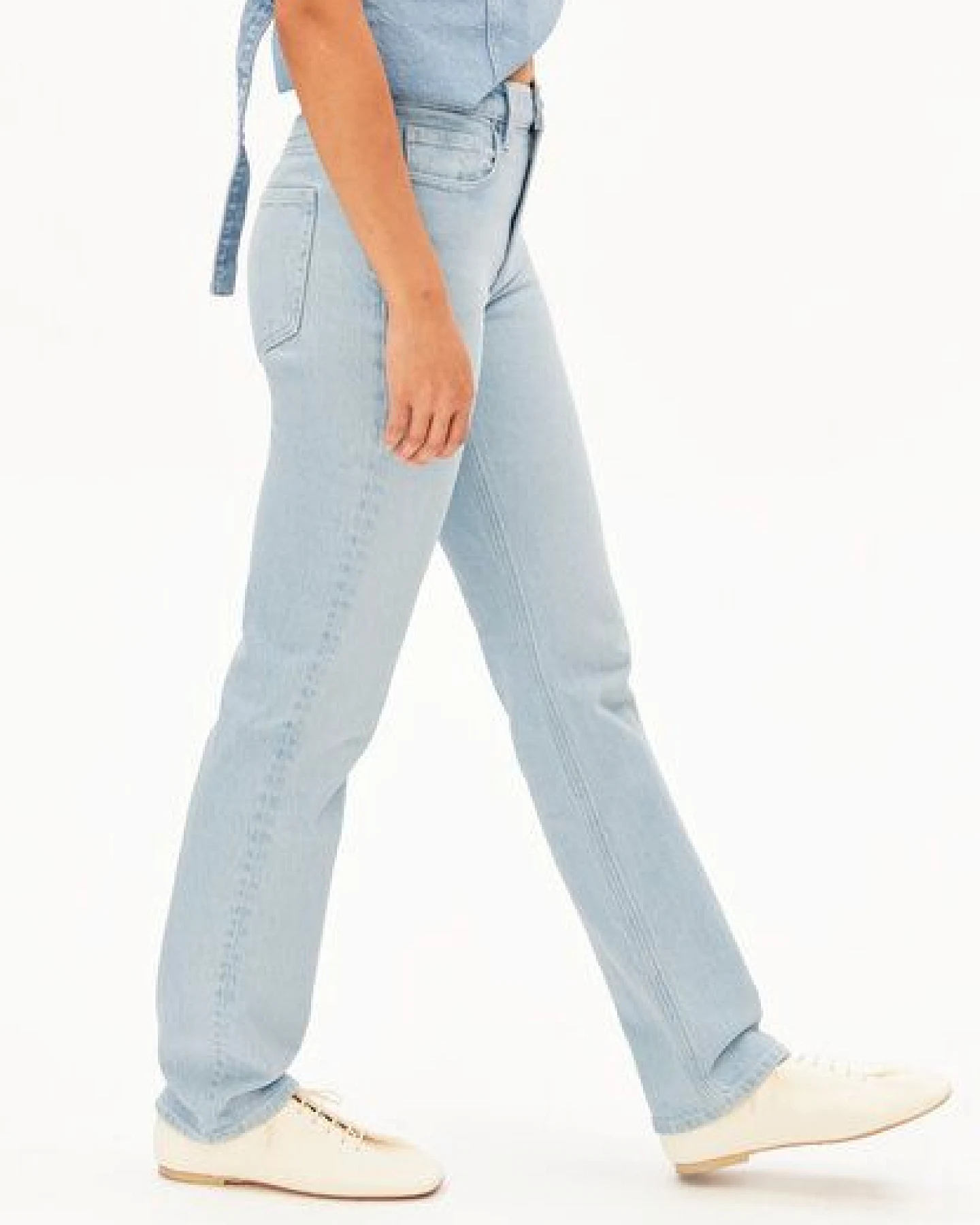 ARMEDANGELS CARENAA Damen Straight Jeans Bio-Baumwoll Mix Comfort Stretch – Ansicht 4