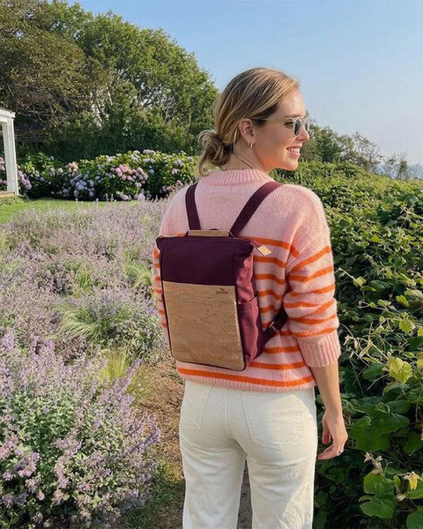 Sperling 2-in-1 Rucksack "Triple-Small" aus recyceltem PET & Kork – Ansicht 3