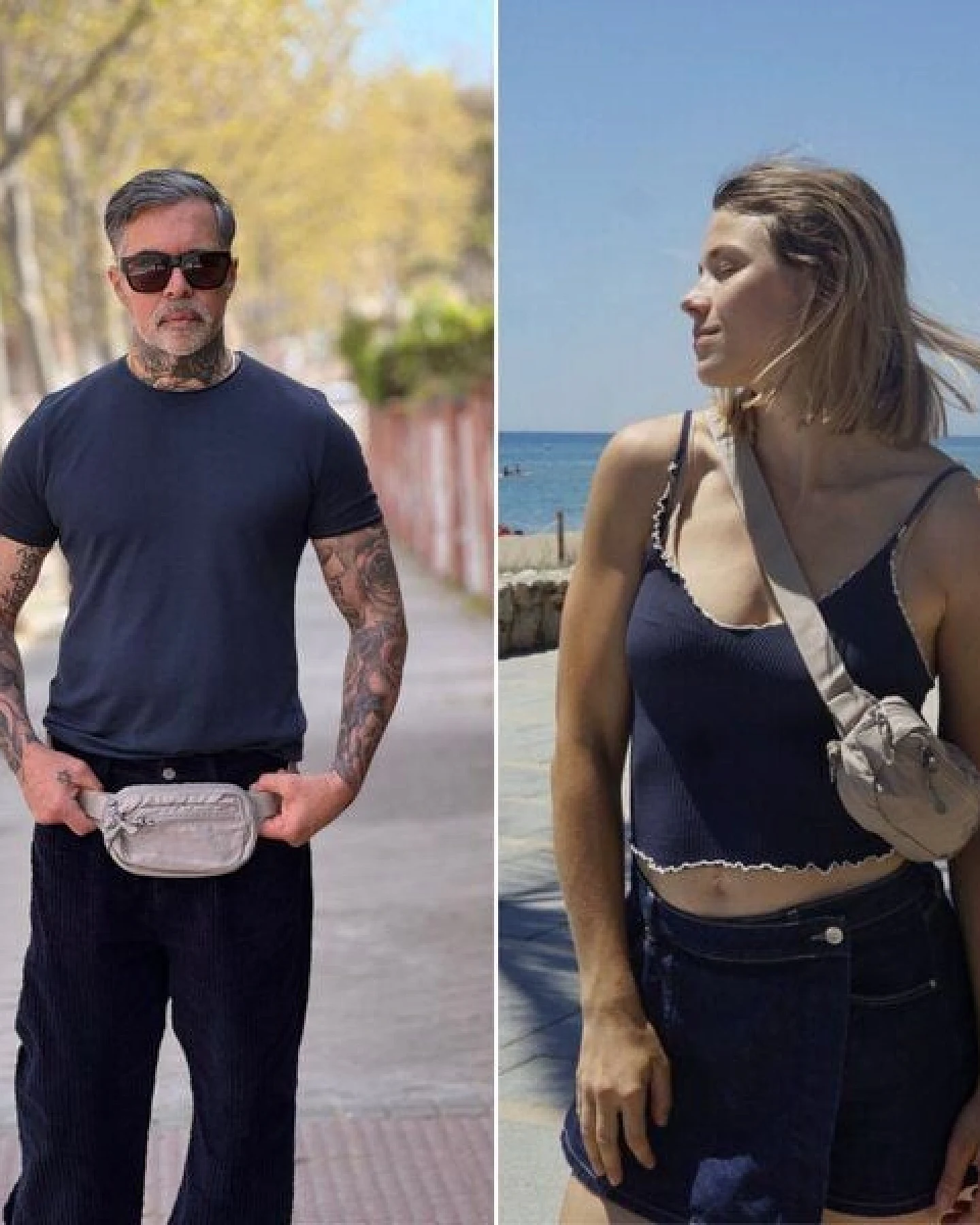 FUCHS & REBELL MIKA Mini Hip Bag – kompakte Anti-Diebstahl Hüfttasche – Ansicht 2