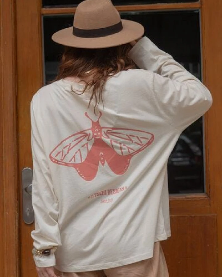 LITSCHI DESIGNS MOTH RELAXED LONGSLEEVE