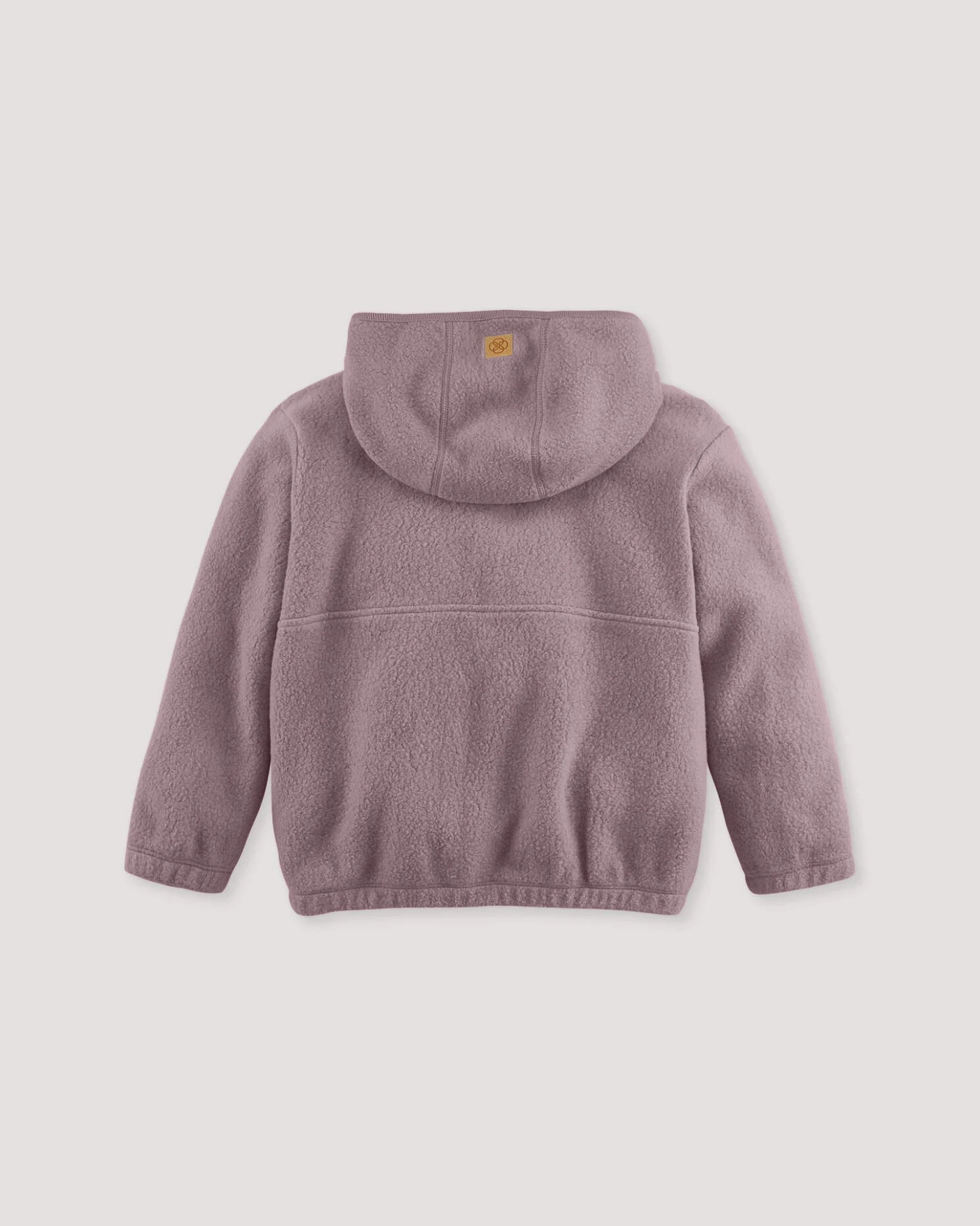 hessnatur Kinder Fleece Jacke aus Bio-Baumwolle - lila - Größe 158/164 – Ansicht 2