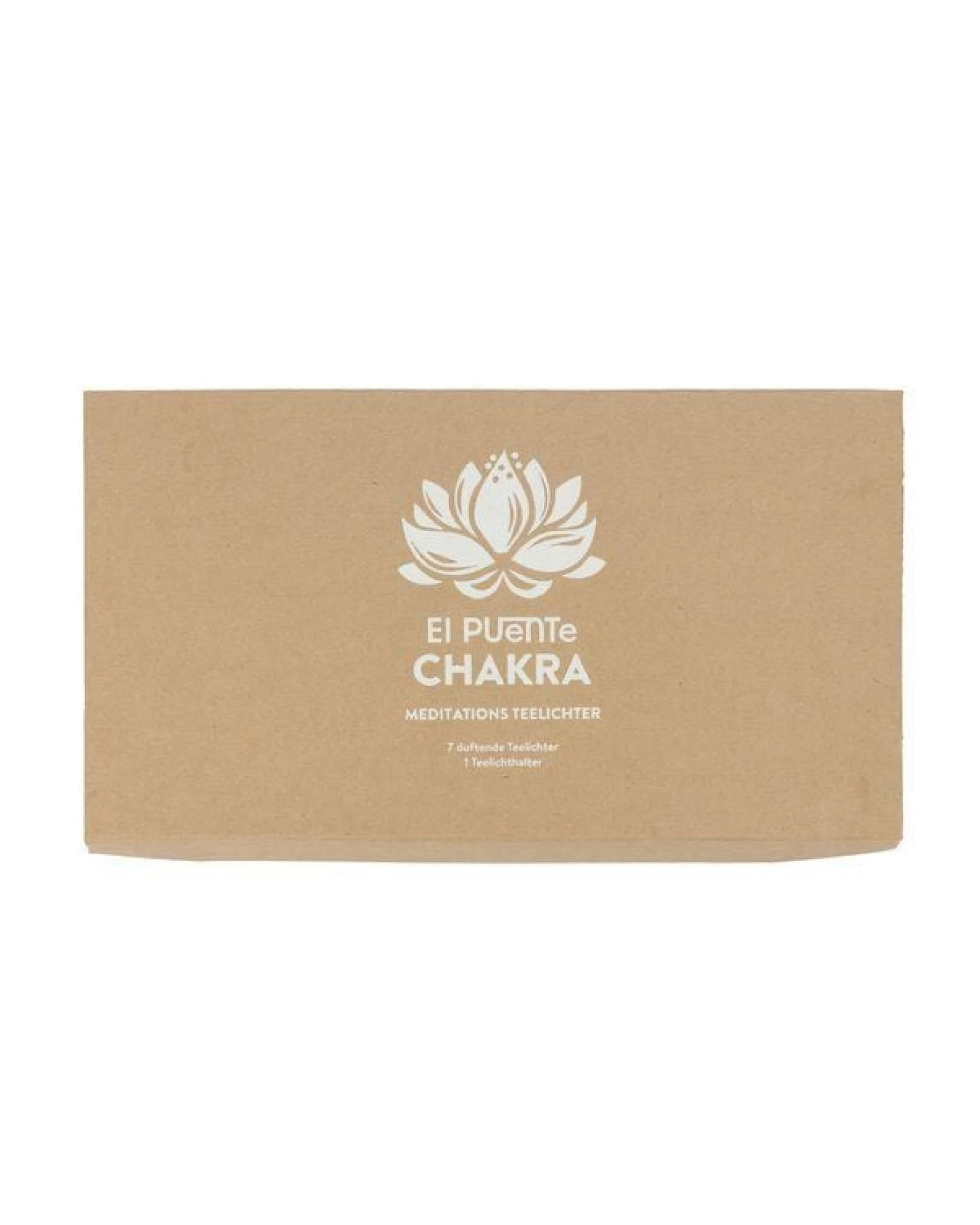 El Puente Chakra-Teelichter und Teelichthalter, 7er-Set – Ansicht 2