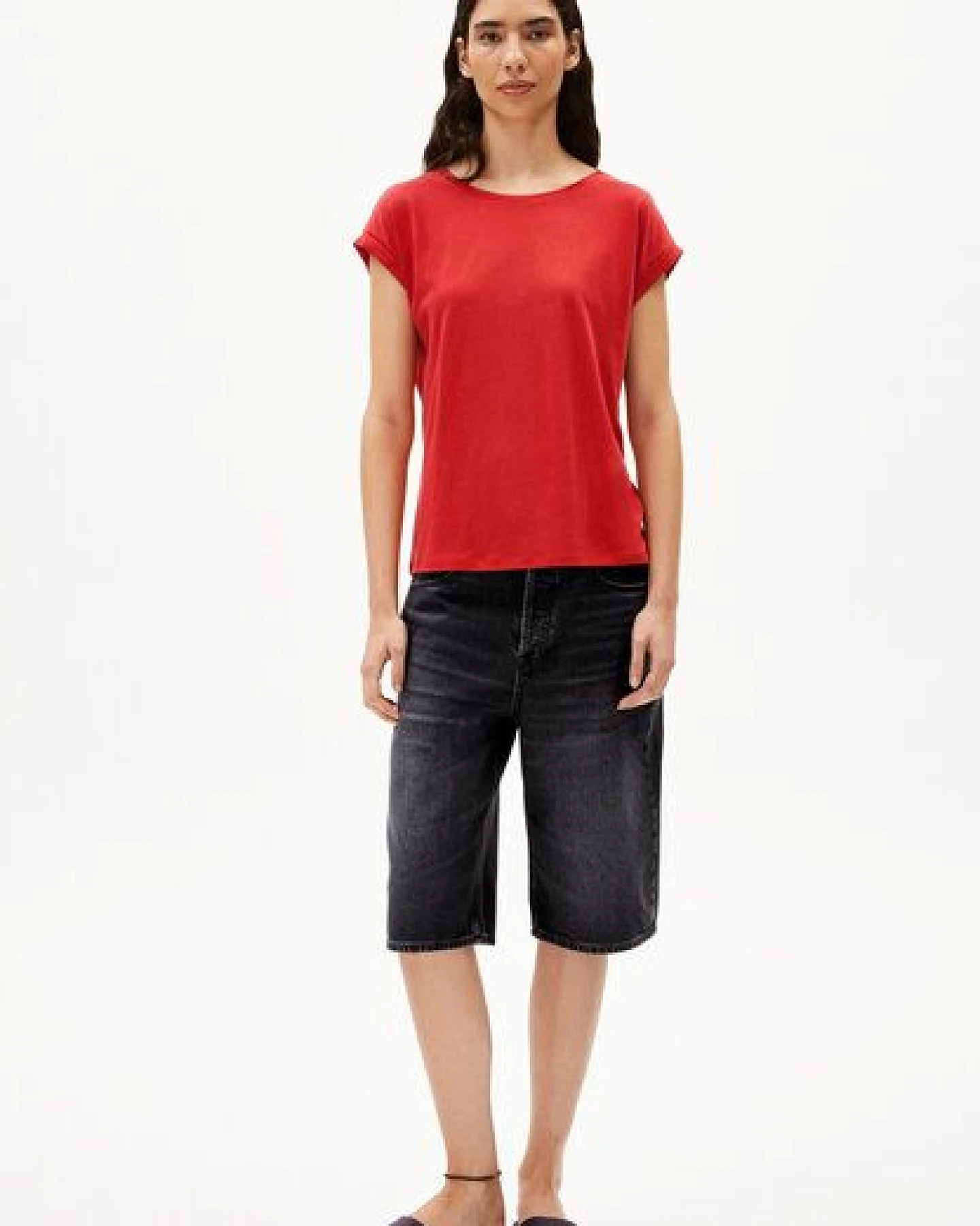 ARMEDANGELS JILAANA Damen T-Shirt aus TENCEL Lyocell Mix – Ansicht 4