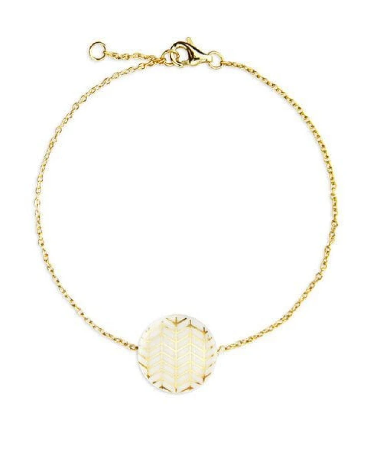 lille mus Porzellan-Armband FISCHGRÄT Porzellanschmuck