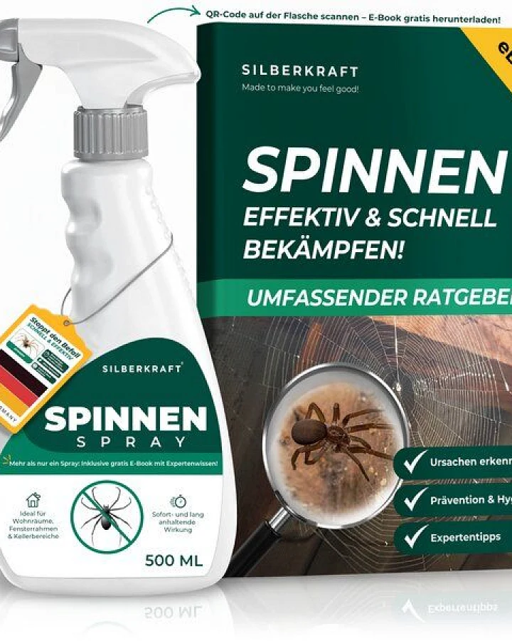 Silberkraft Spinnenspray 500 ml inkl. E-Book
