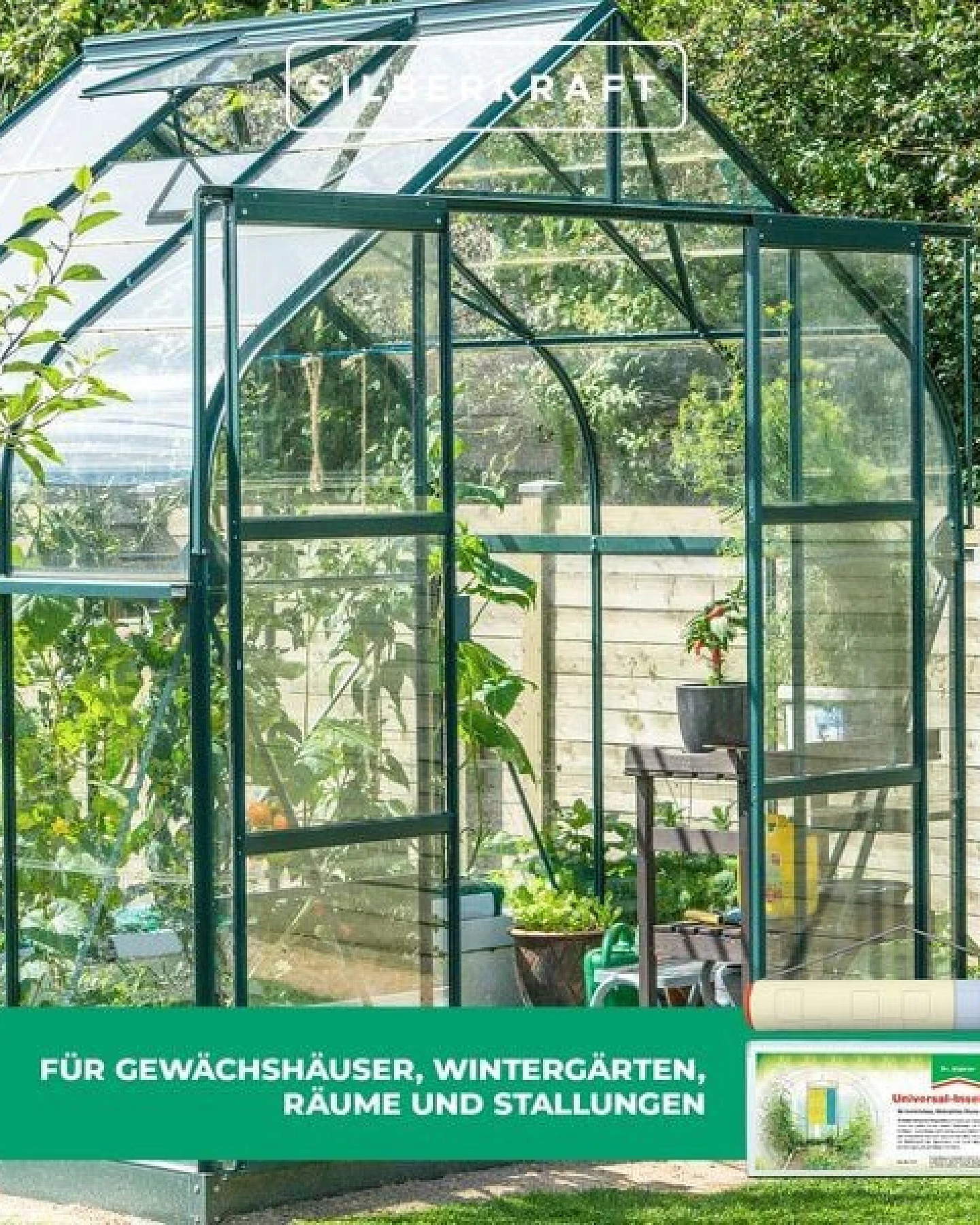 Silberkraft Universal Insektenrolle: Zum Fangen von Trauermücken, geflügelten Blattläusen, weißen Fliegen und Thripsen – Ansicht 3