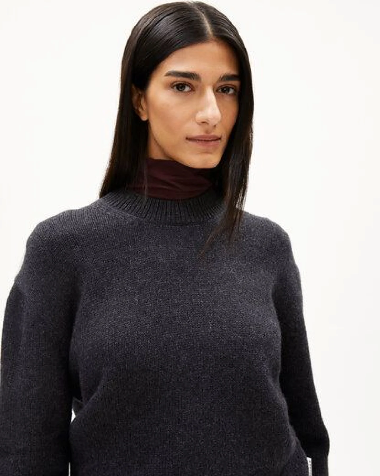 ARMEDANGELS BALBAA Damen Pullover aus Bio-Woll Mix – Ansicht 3