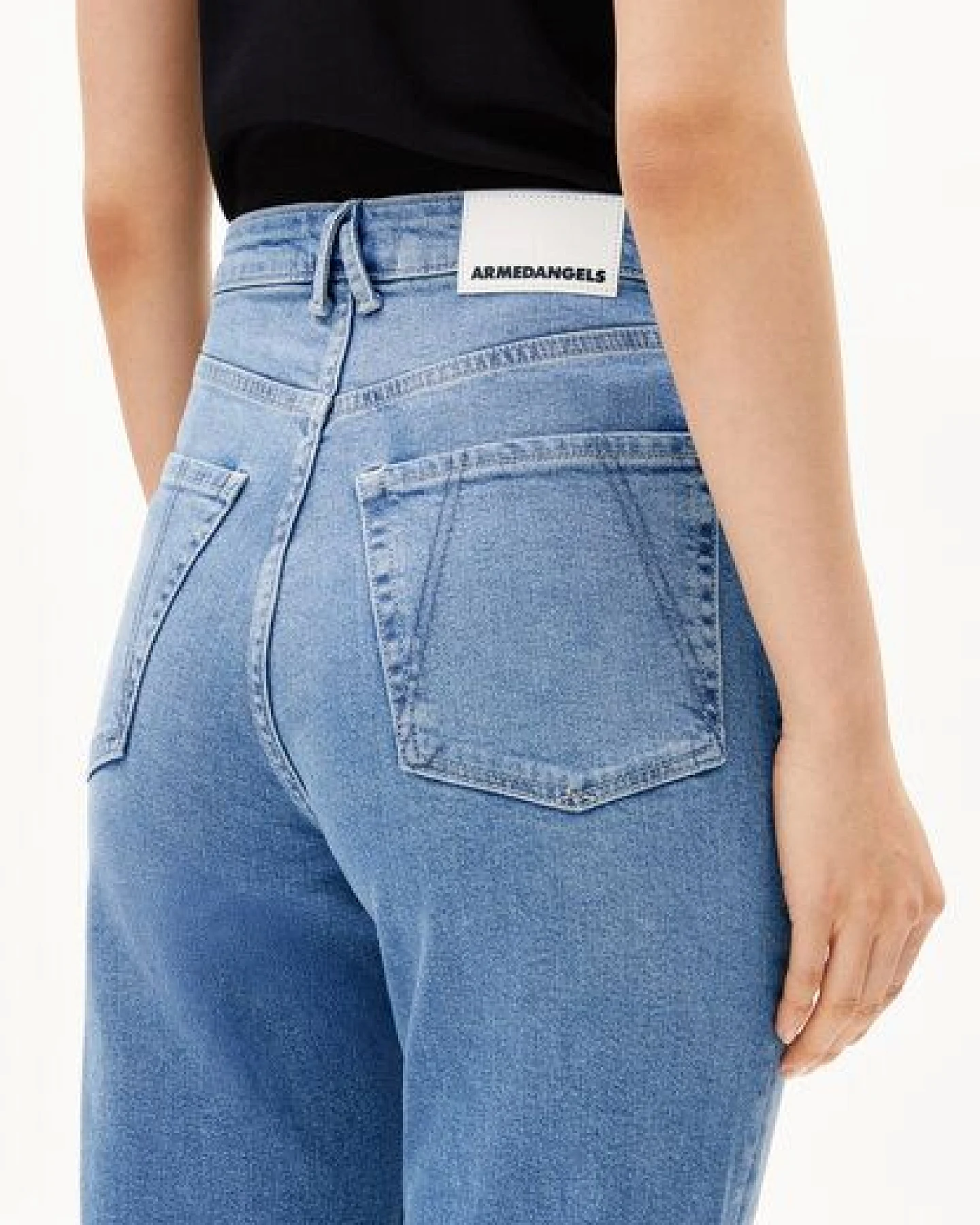 ARMEDANGELS MAIRAA Damen Mom Jeans recycelter Baumwoll Mix Comfort Stretch – Ansicht 3