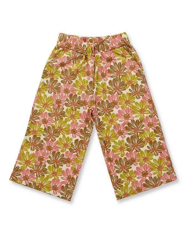 sense-organics Kinderhose mit Blumendruck, Modell WALA