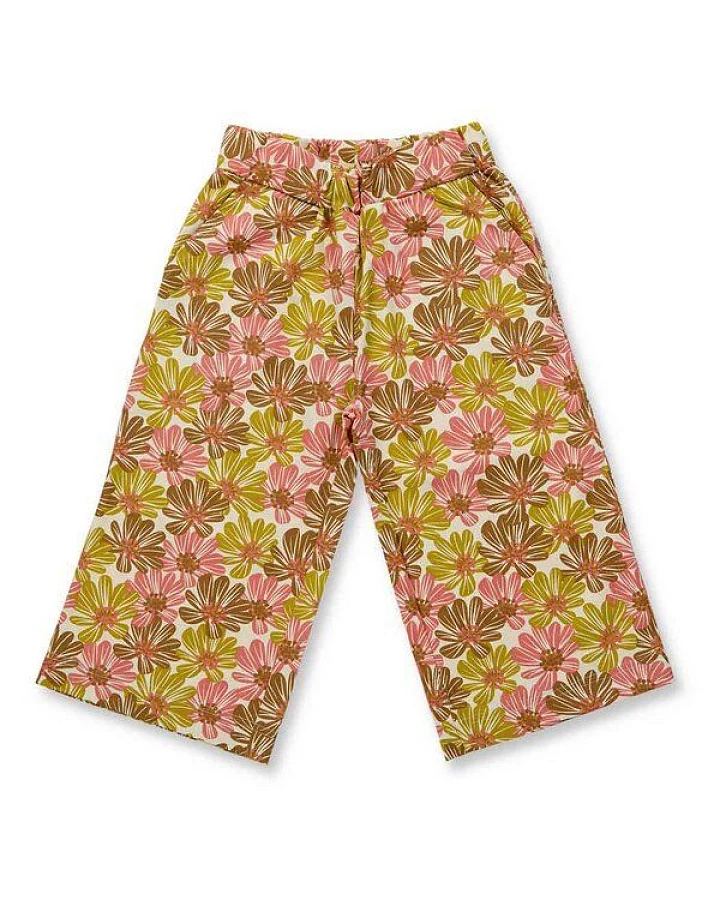 sense-organics Kinderhose mit Blumendruck, Modell WALA