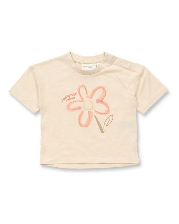 Sense Organics T-Shirt mit Blumendruck für Babys, Modell SOPHIE