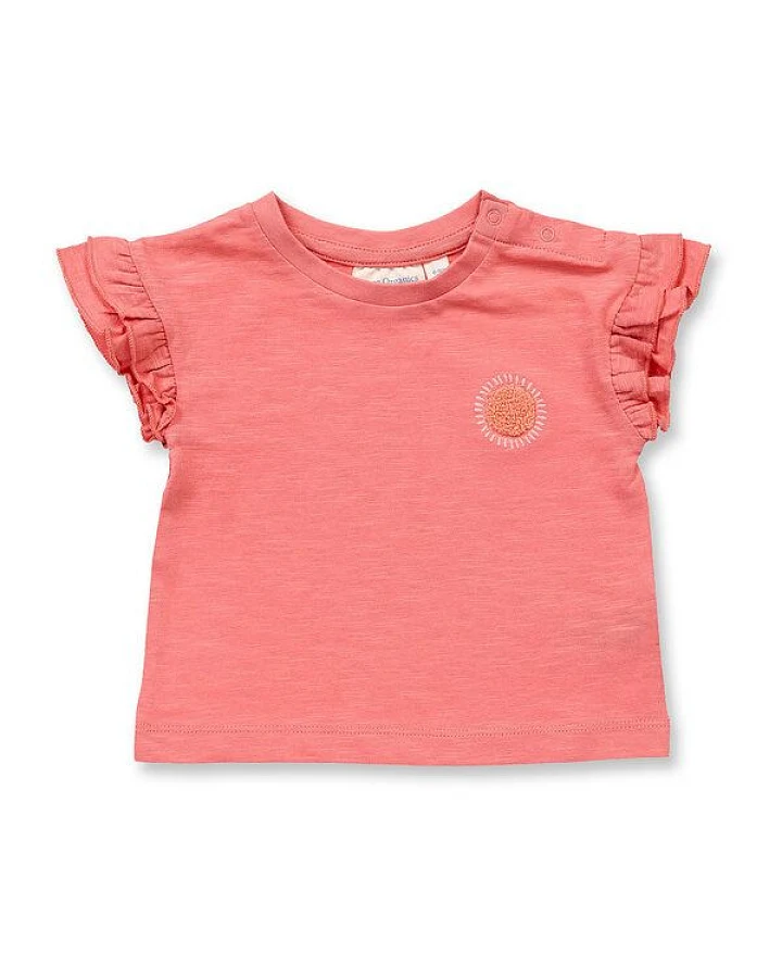 Sense Organics Baby T-Shirt in pfirsichrosa, Modell ADA