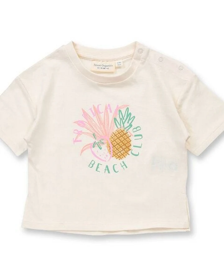 Sense Organics Baby T-Shirt mit Sommerdruck, Modell SOPHIE