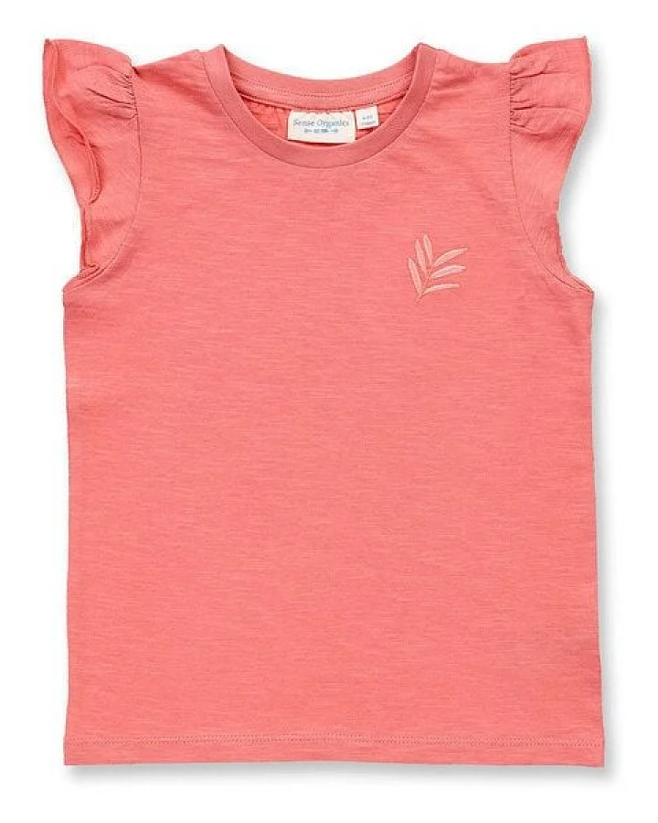 Sense Organics T-Shirt mit Blatt-Motiv für Mädchen, Modell NANA