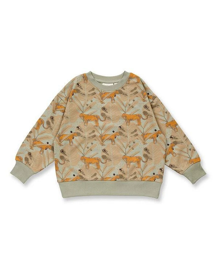 Sense Organics Kinder Sweatshirt mit Dschungeldruck, Modell DARI