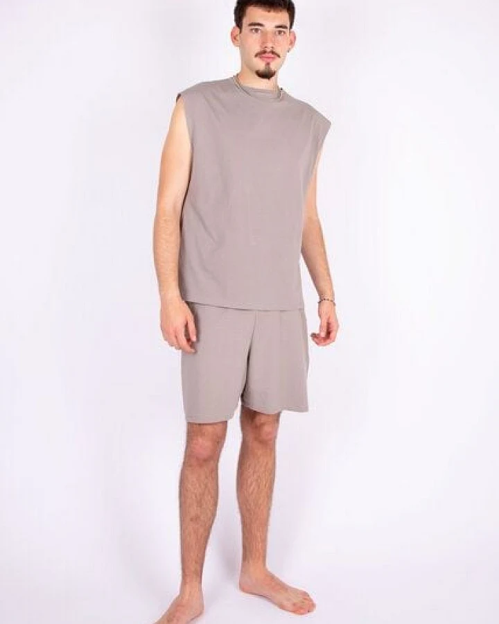 ÆVRIL Unisex Oversize Shirt // Dolphin Grey // Bio-Baumwolle