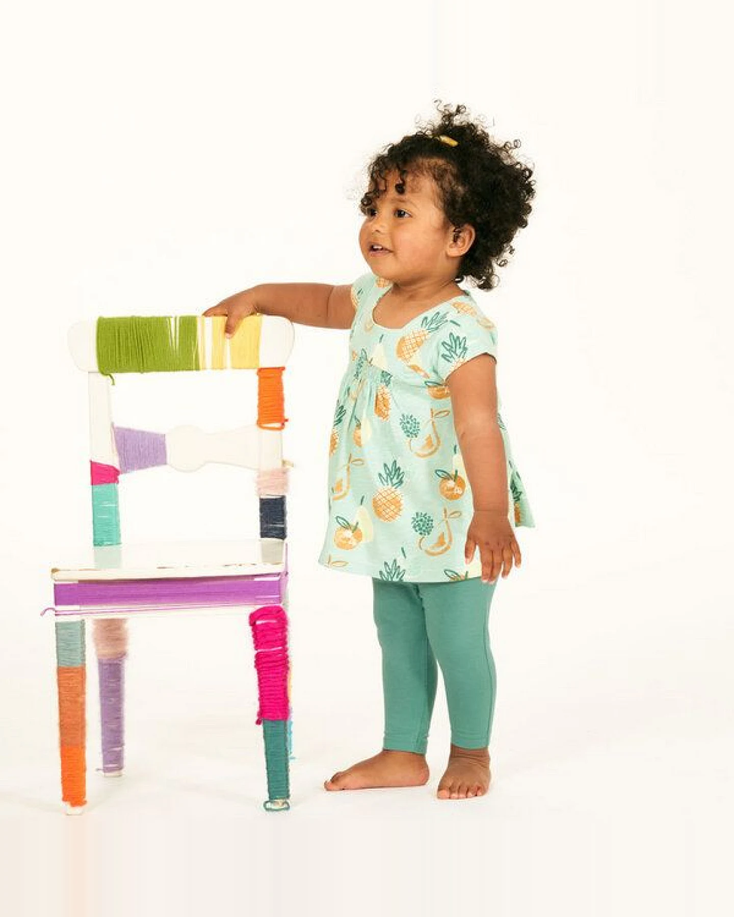 Sense Organics Baby Tunika mit Früchtedruck, Modell IRMA – Ansicht 2