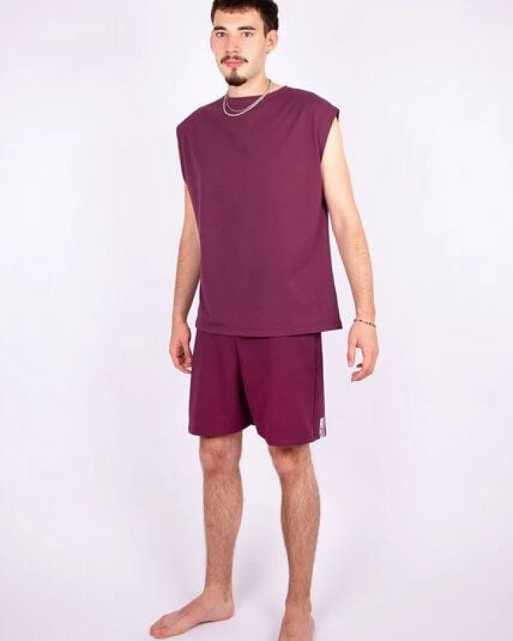 ÆVRIL Unisex Oversize Shirt // Hibiscus Red // Bio-Baumwolle