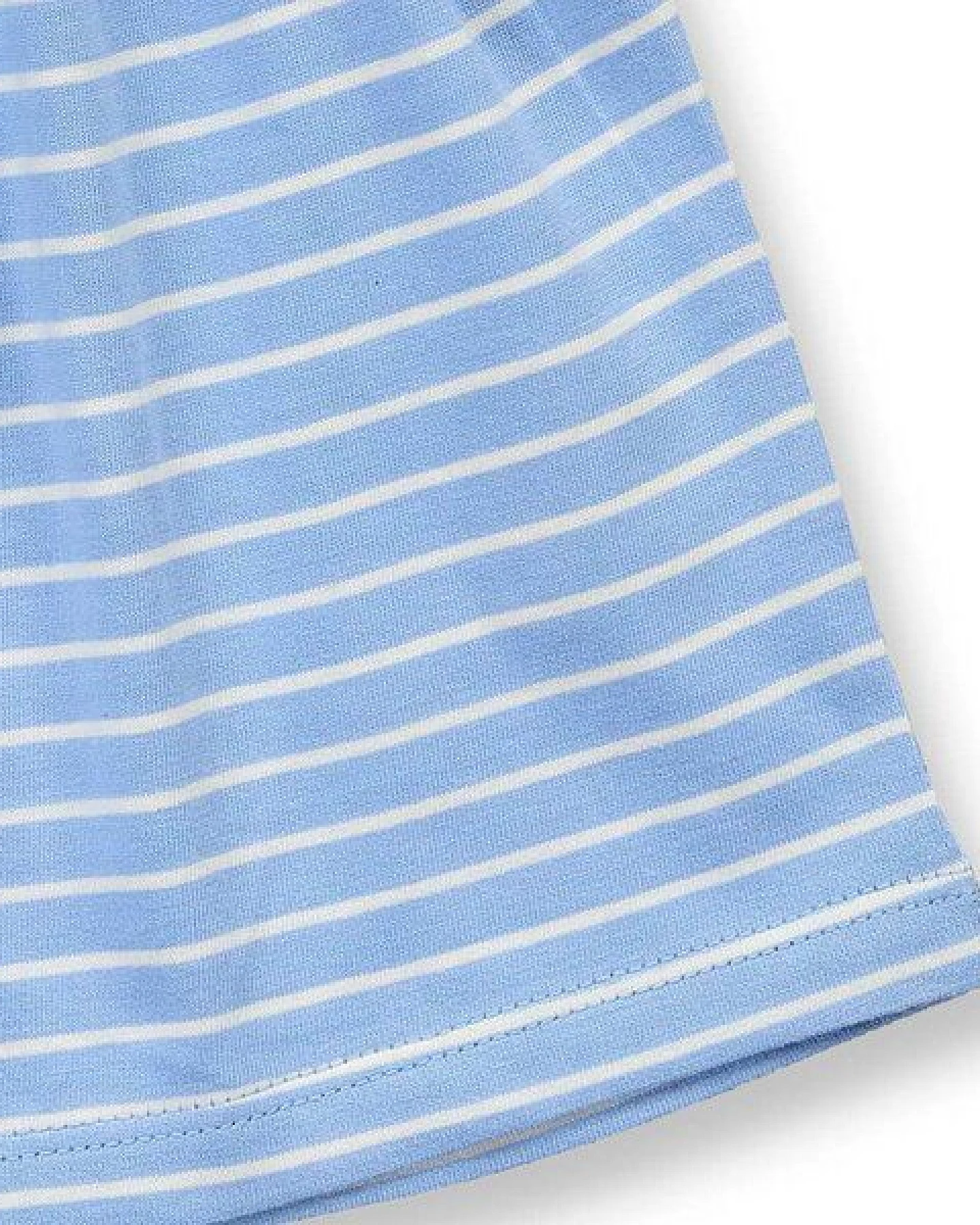 Sense Organics Baby Tunika blau-weiß geringelt, Modell AURORA – Ansicht 3