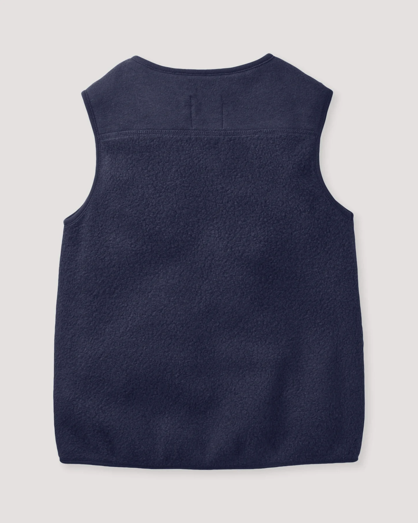 hessnatur Kinder Fleece Weste aus Bio-Baumwolle - blau - Größe 158/164 – Ansicht 2