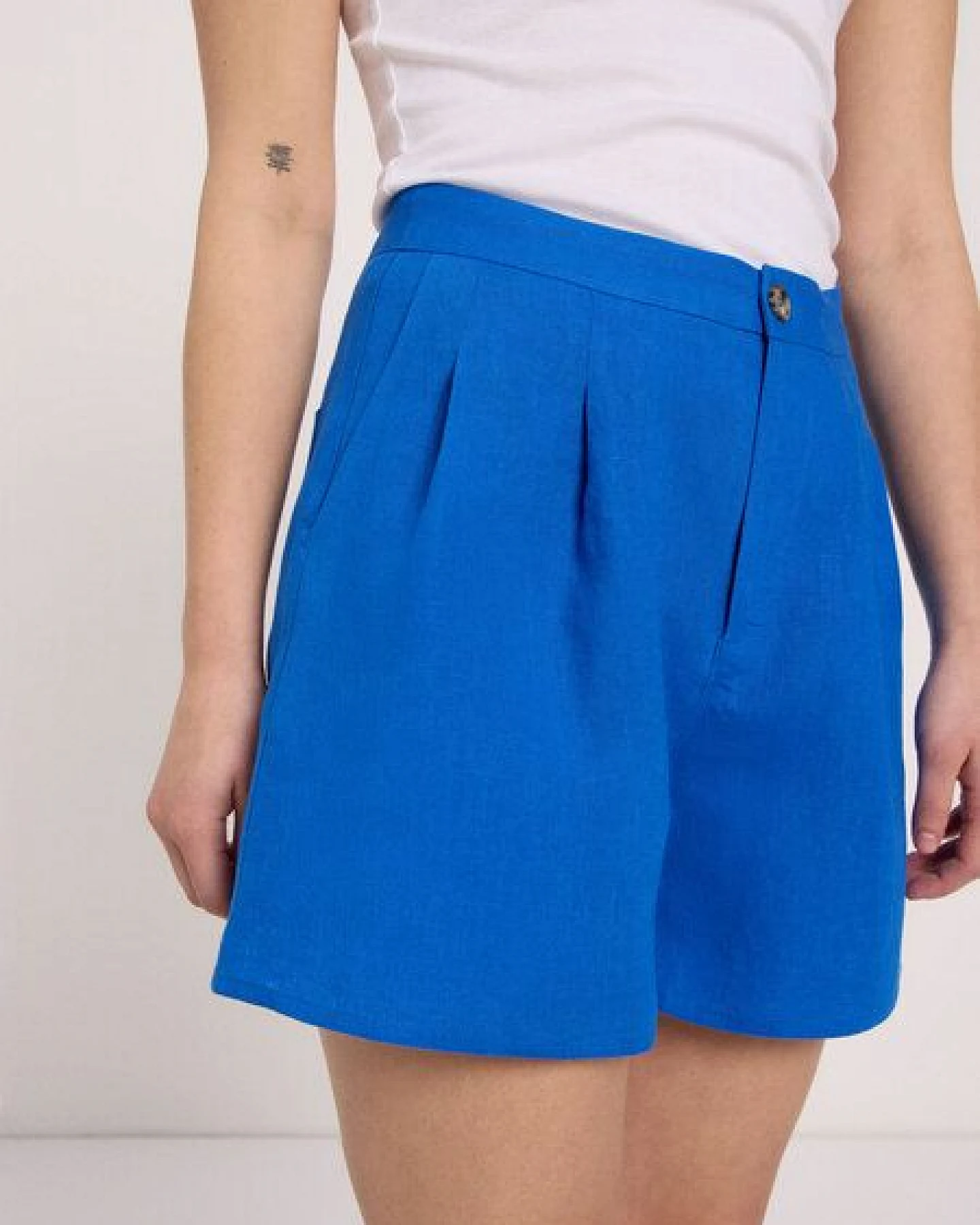 LANIUS Shorts (GOTS) aus Bio-Leinen – Ansicht 3