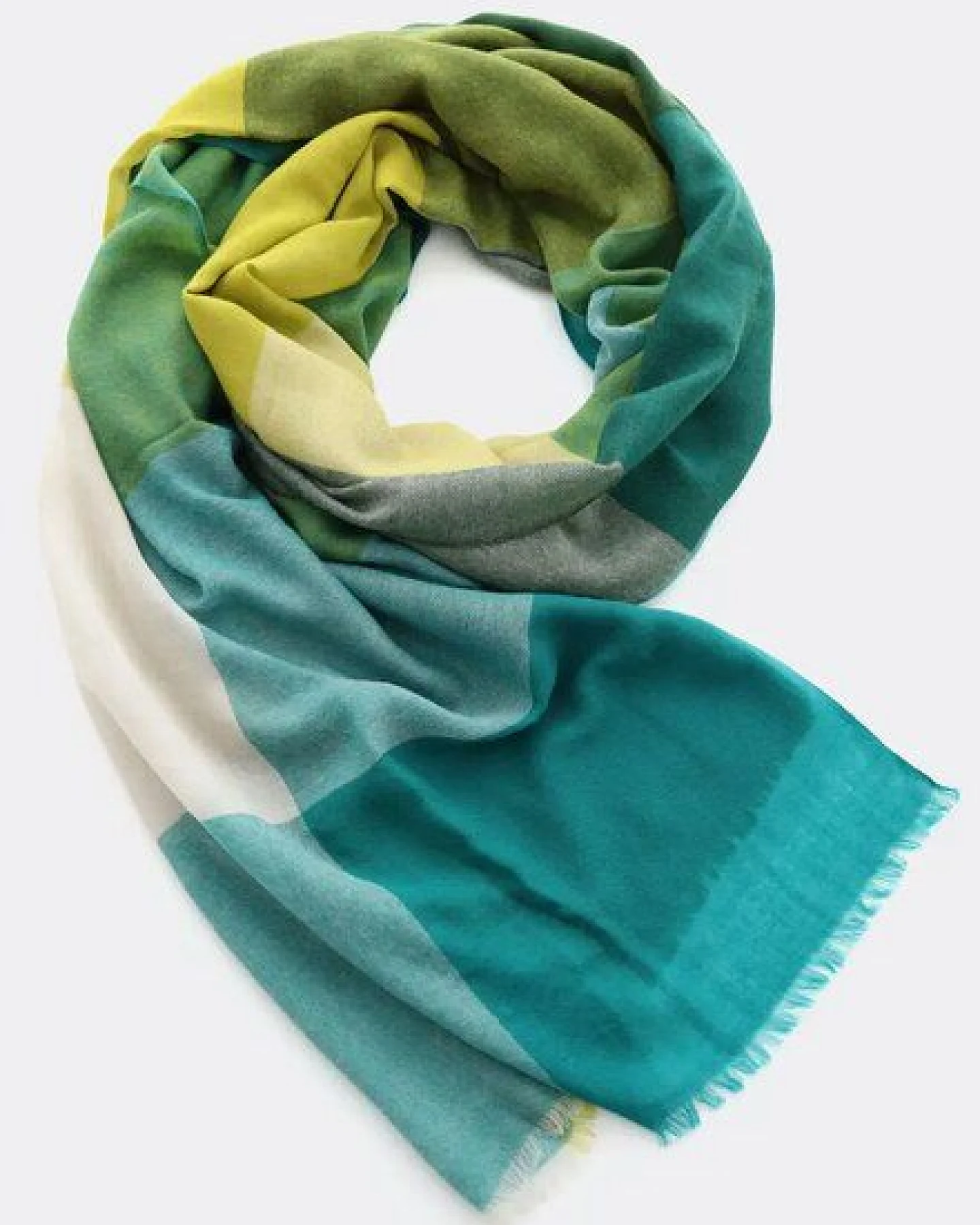 Djian Schal aus Merino-Wolle – KARO – mulesingfrei – Ansicht 2