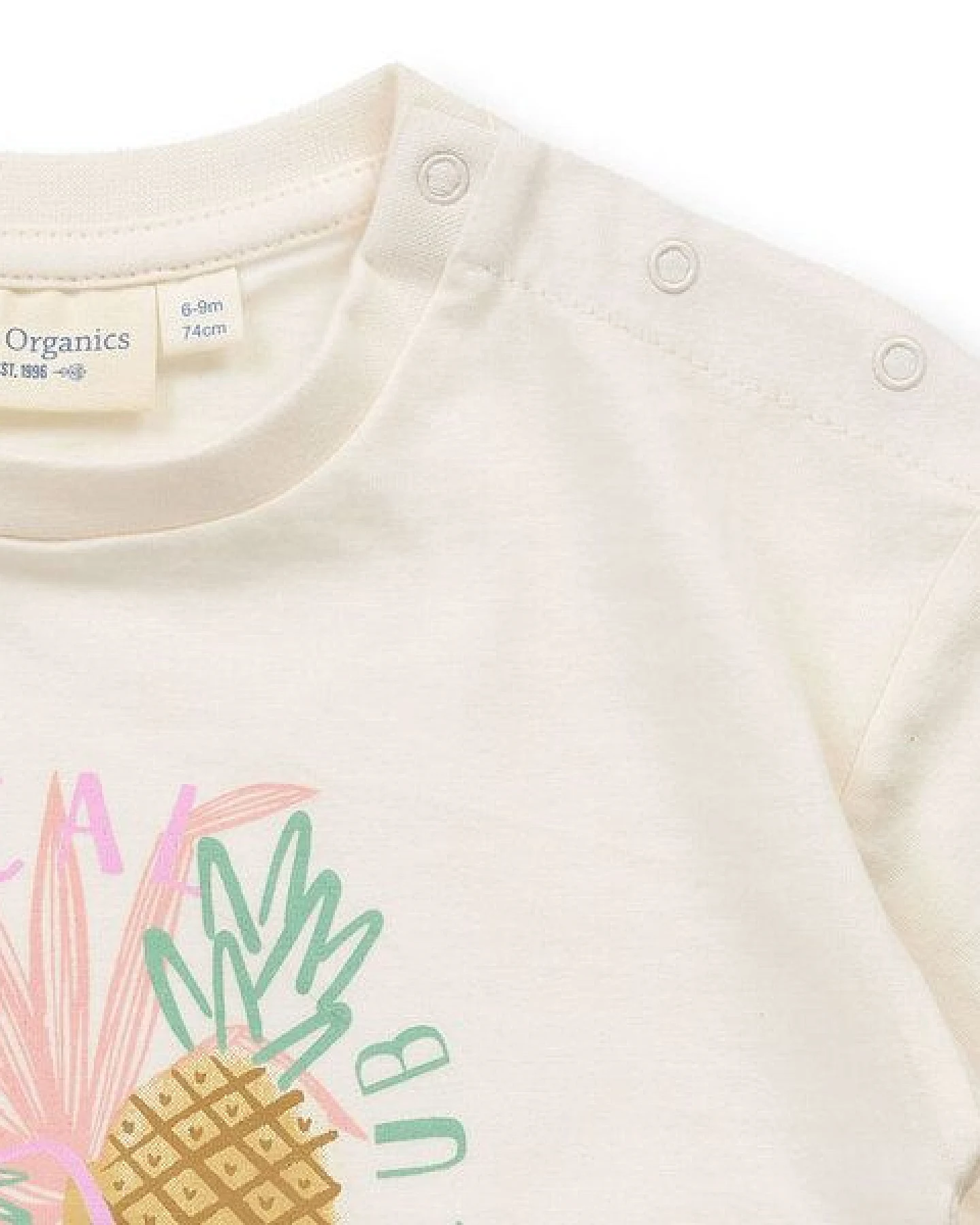 Sense Organics Baby T-Shirt mit Sommerdruck, Modell SOPHIE – Ansicht 2