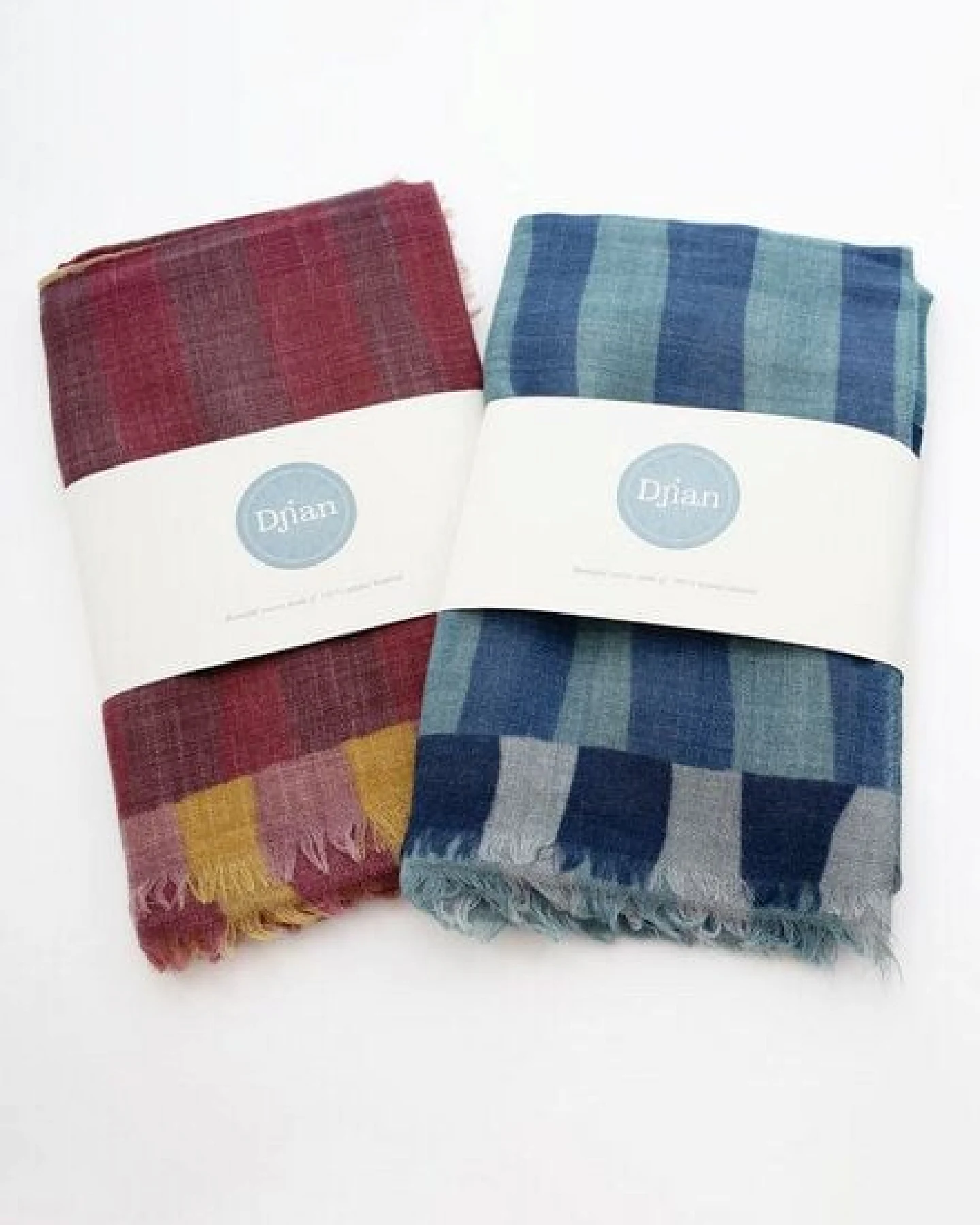 Djian Schal aus Merino-Wolle – STRIPES – mulesingfrei – Ansicht 4